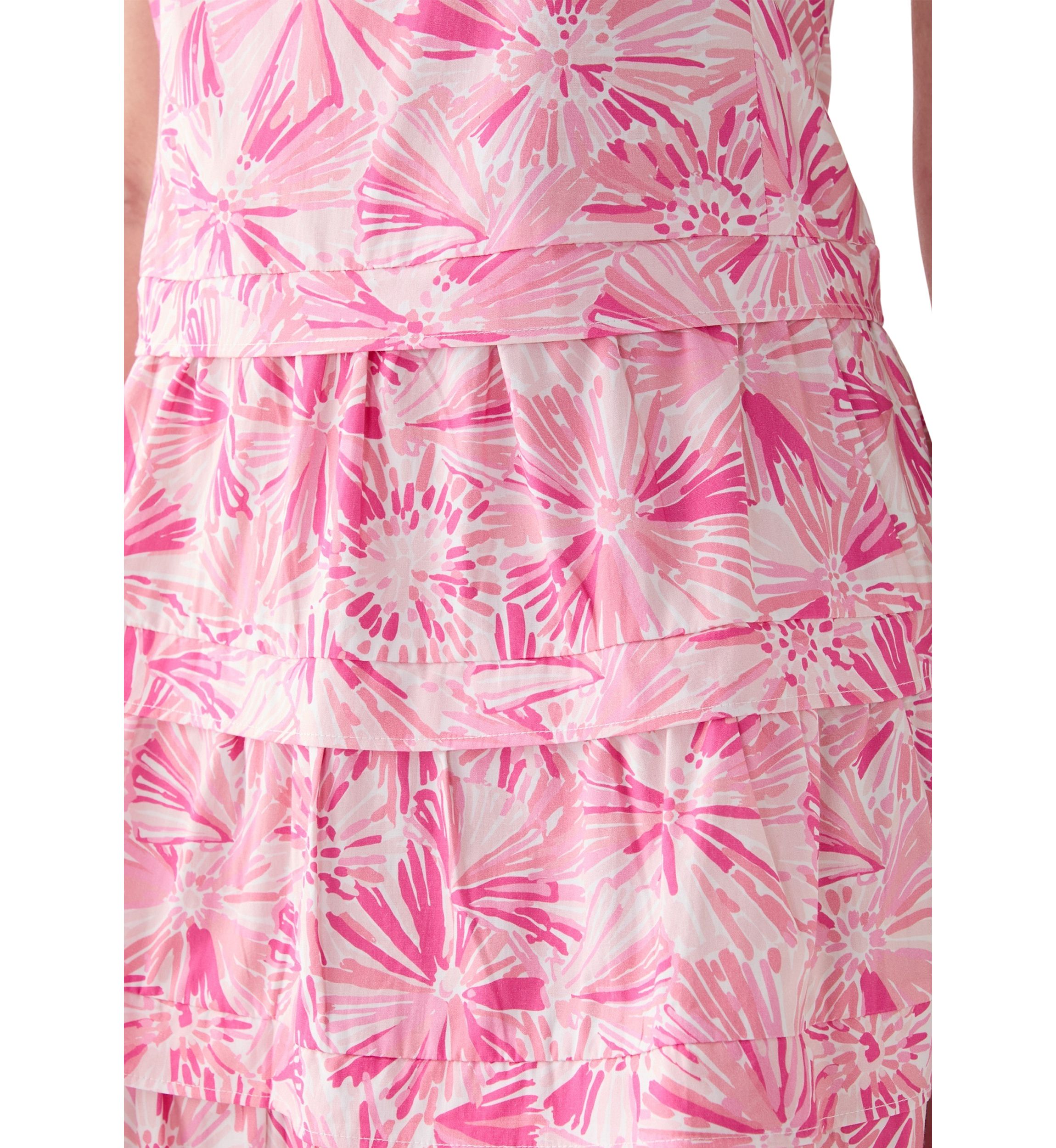 Womens Square Neck Drop Waist Dress