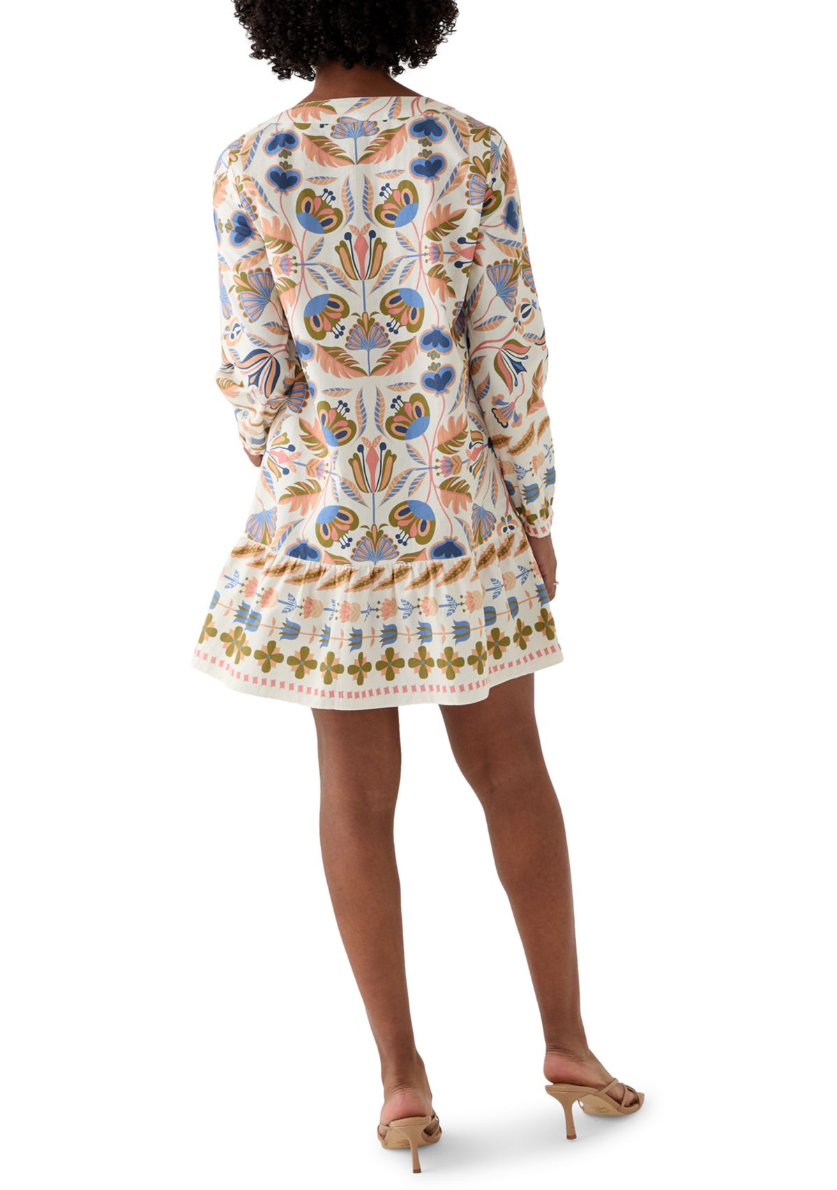 Womens Ruffle Hem Dress