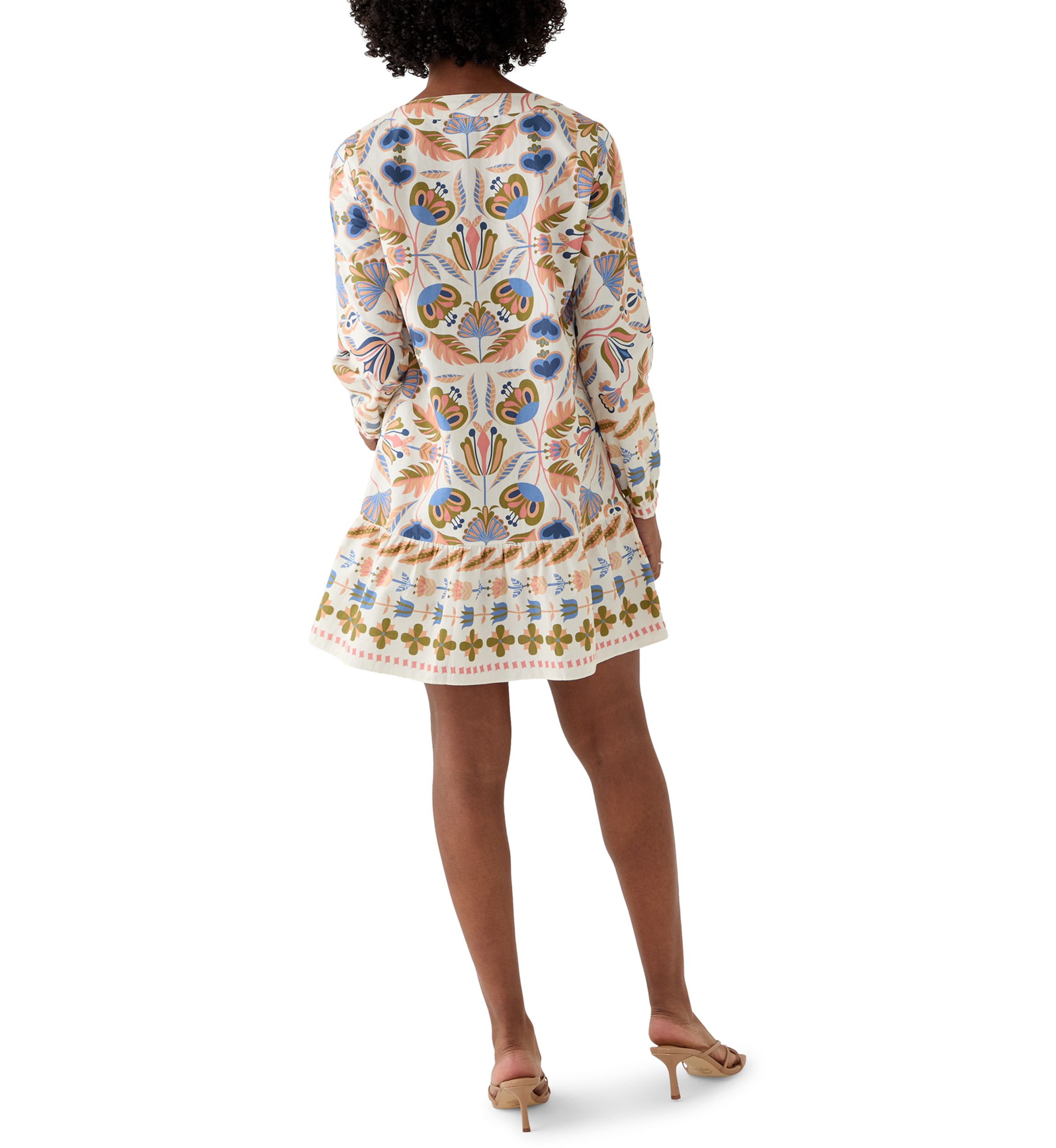 Womens Ruffle Hem Dress