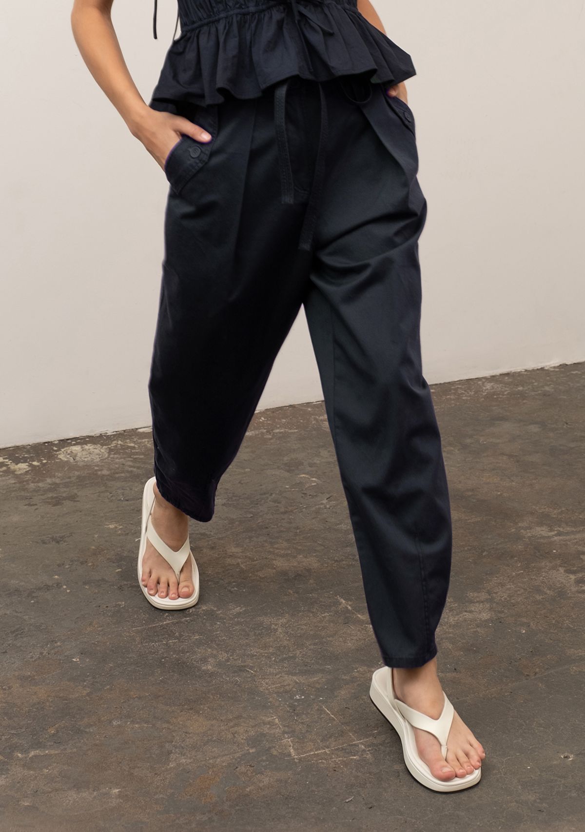Belt Tie Pants 