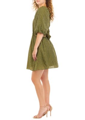 Women's Plaid Mini Dress