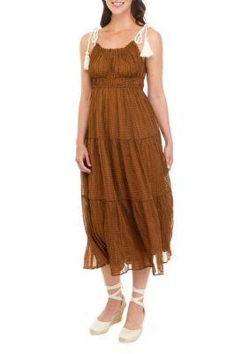 Women's Textured Woven Dress