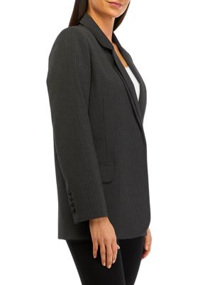 Women's Notch Collar Stripe Blazer