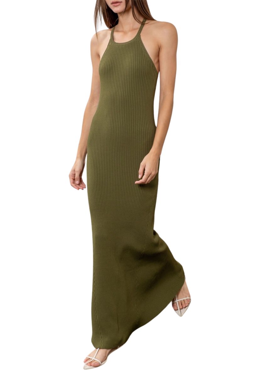 Womens Halter Maxi Dress