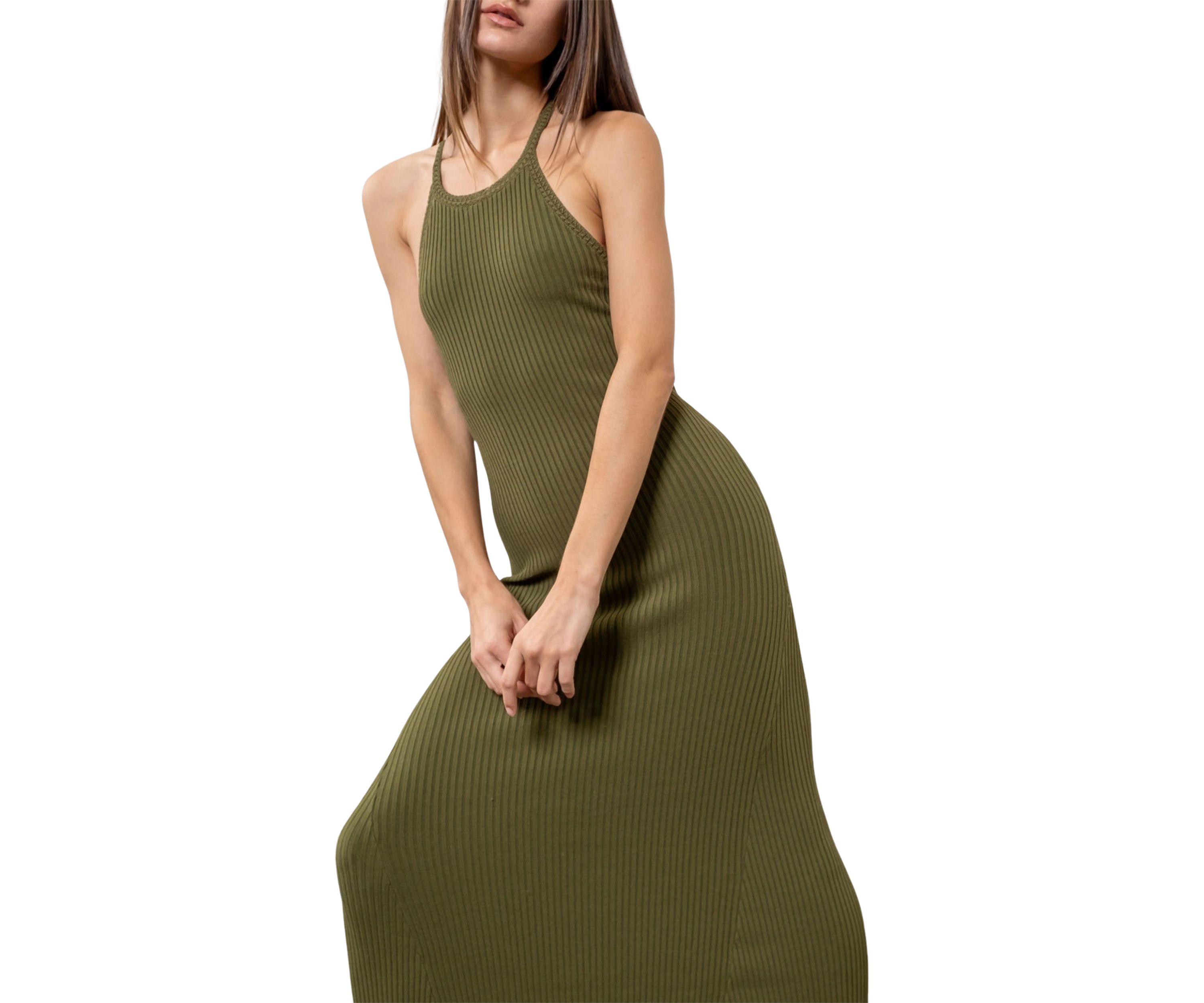 Womens Halter Maxi Dress
