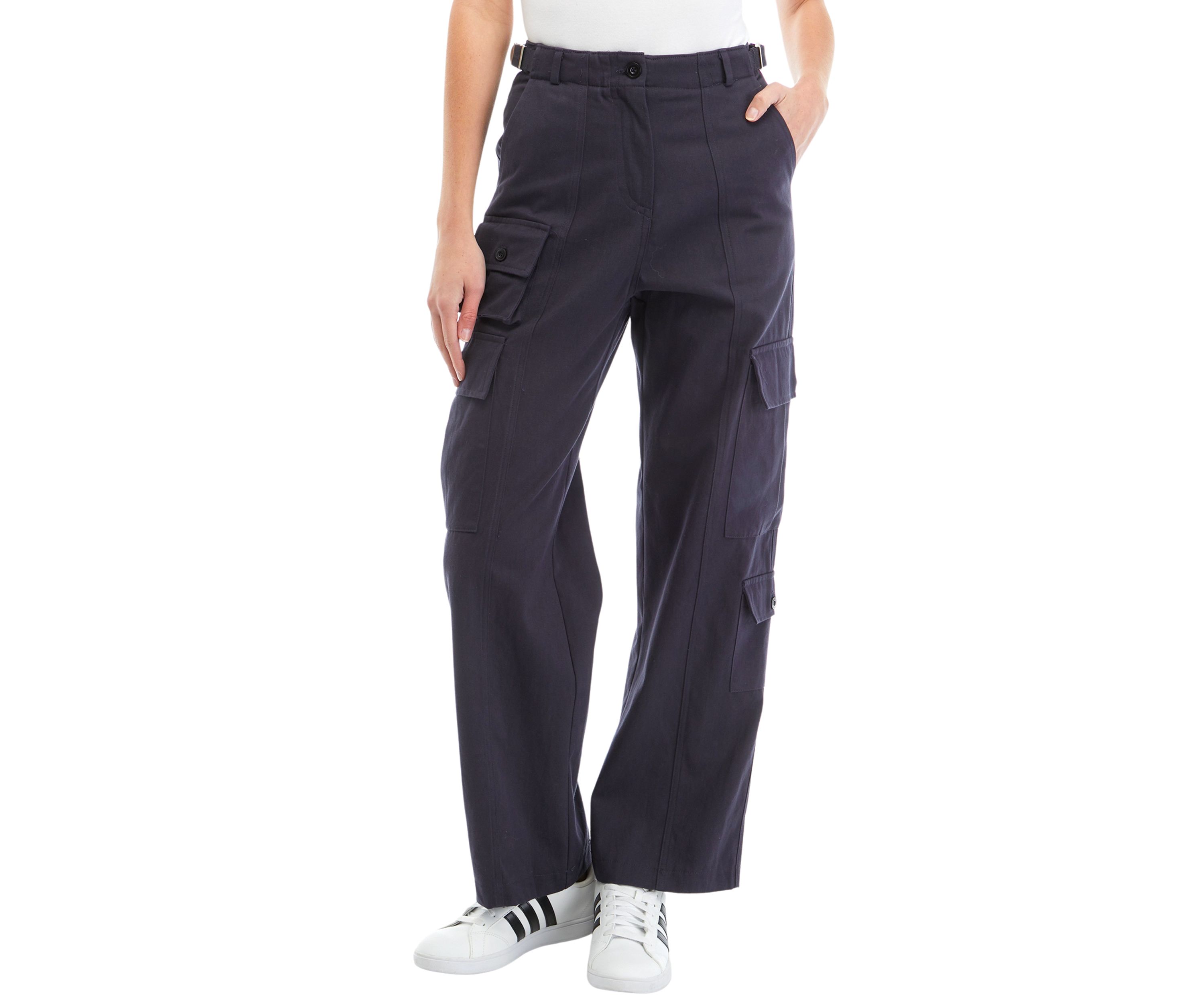 Womens Buckle Cargo Pants