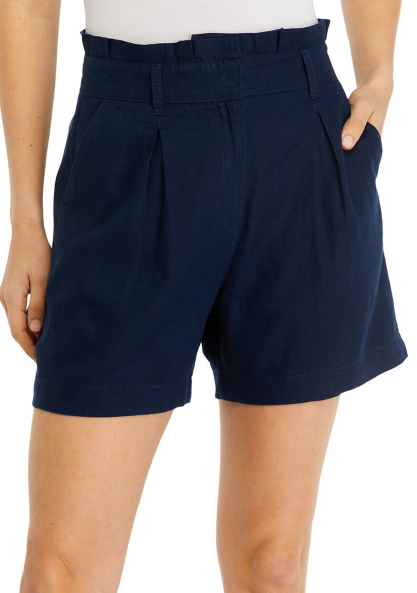 Petite Linen Shorts