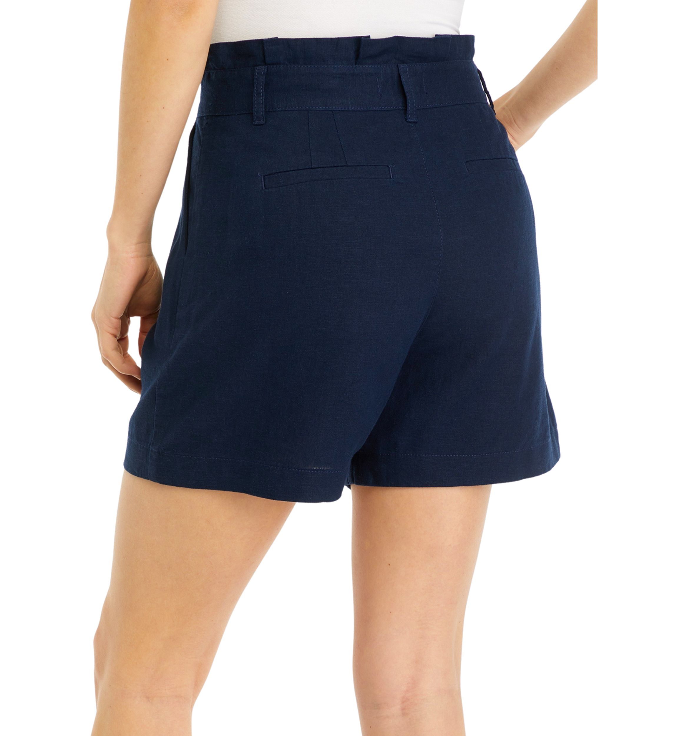Petite Linen Shorts