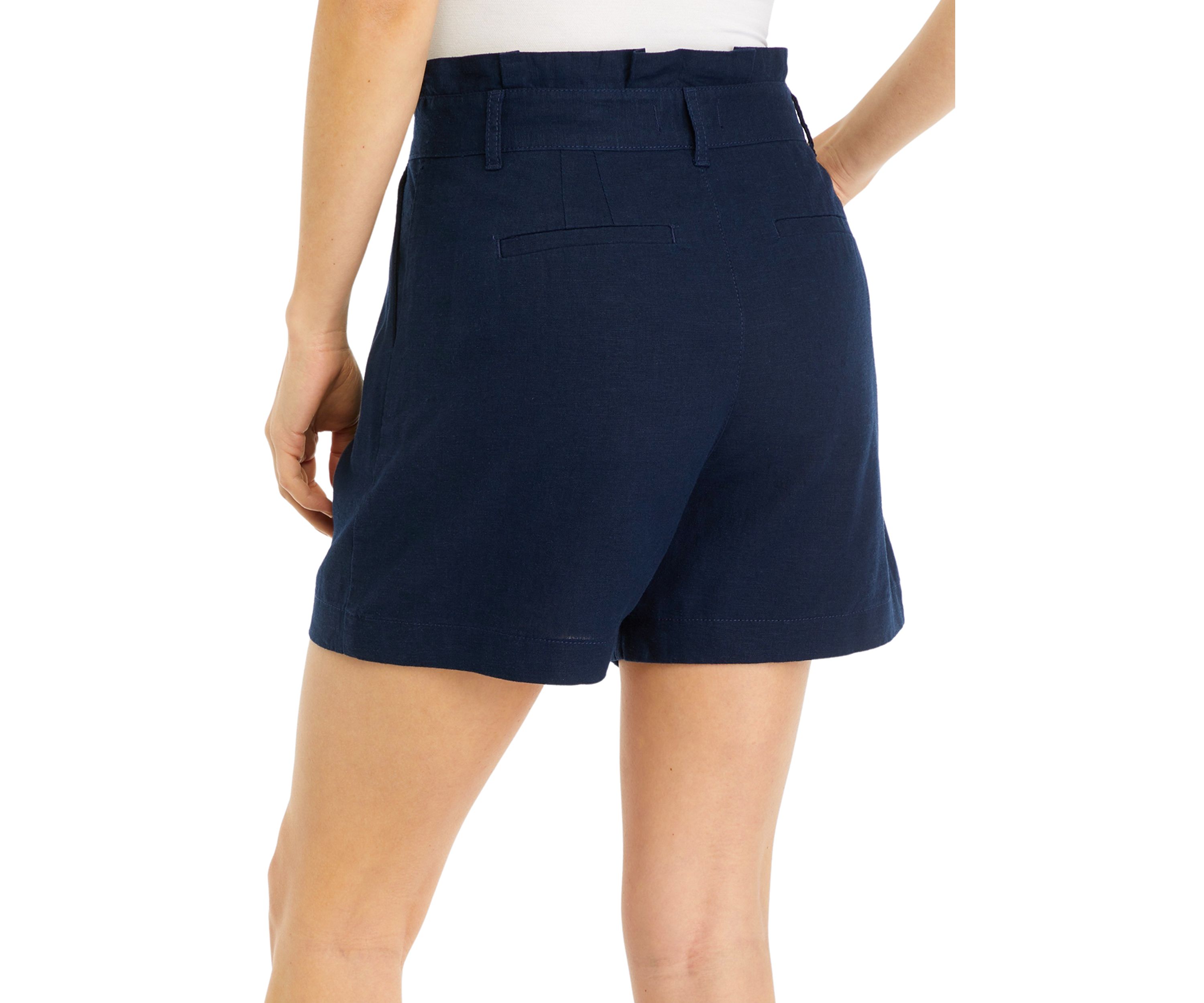 Petite Linen Shorts