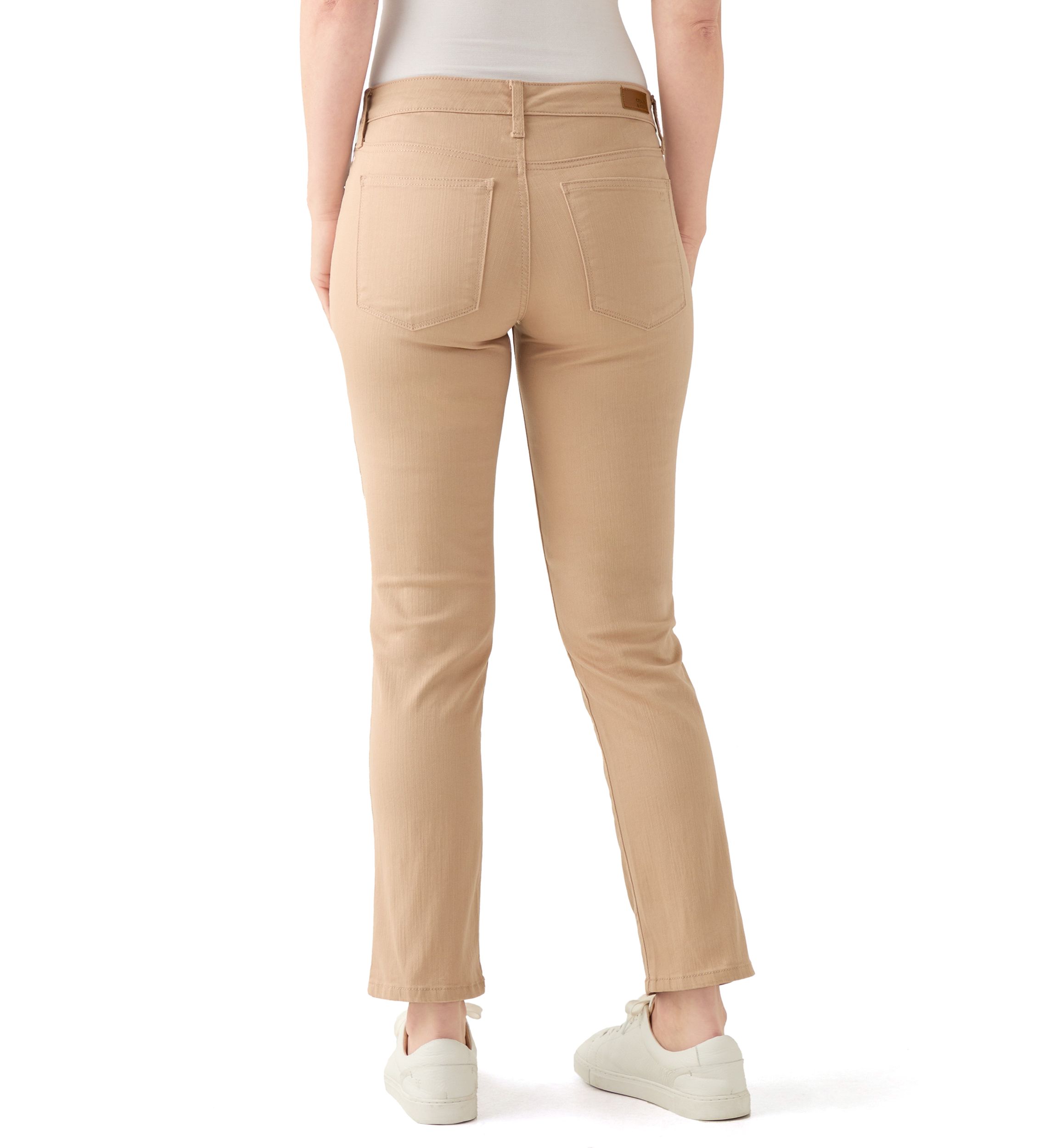 Womens Straight Color Denim Jeans