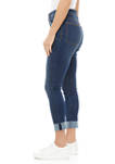 Womens High Rise Skinny Crop Jeans