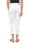 Womens High Rise Skinny Cropped Pants