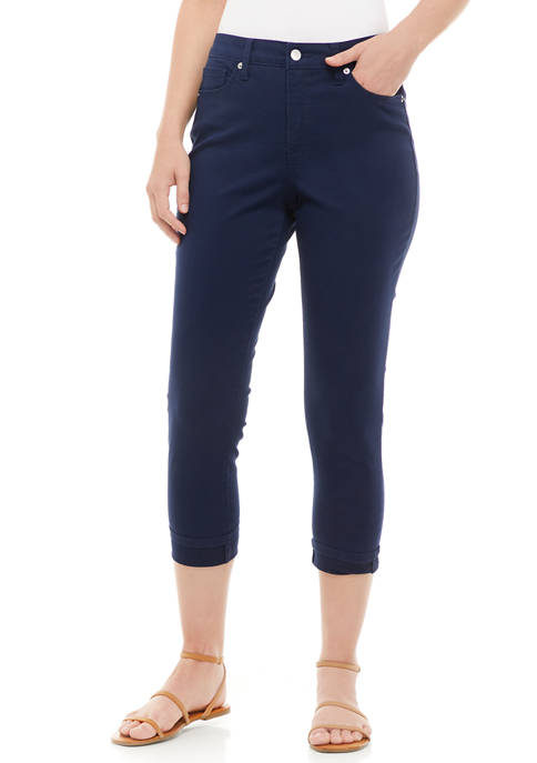 Petite High Rise Skinny Cropped Jeans 