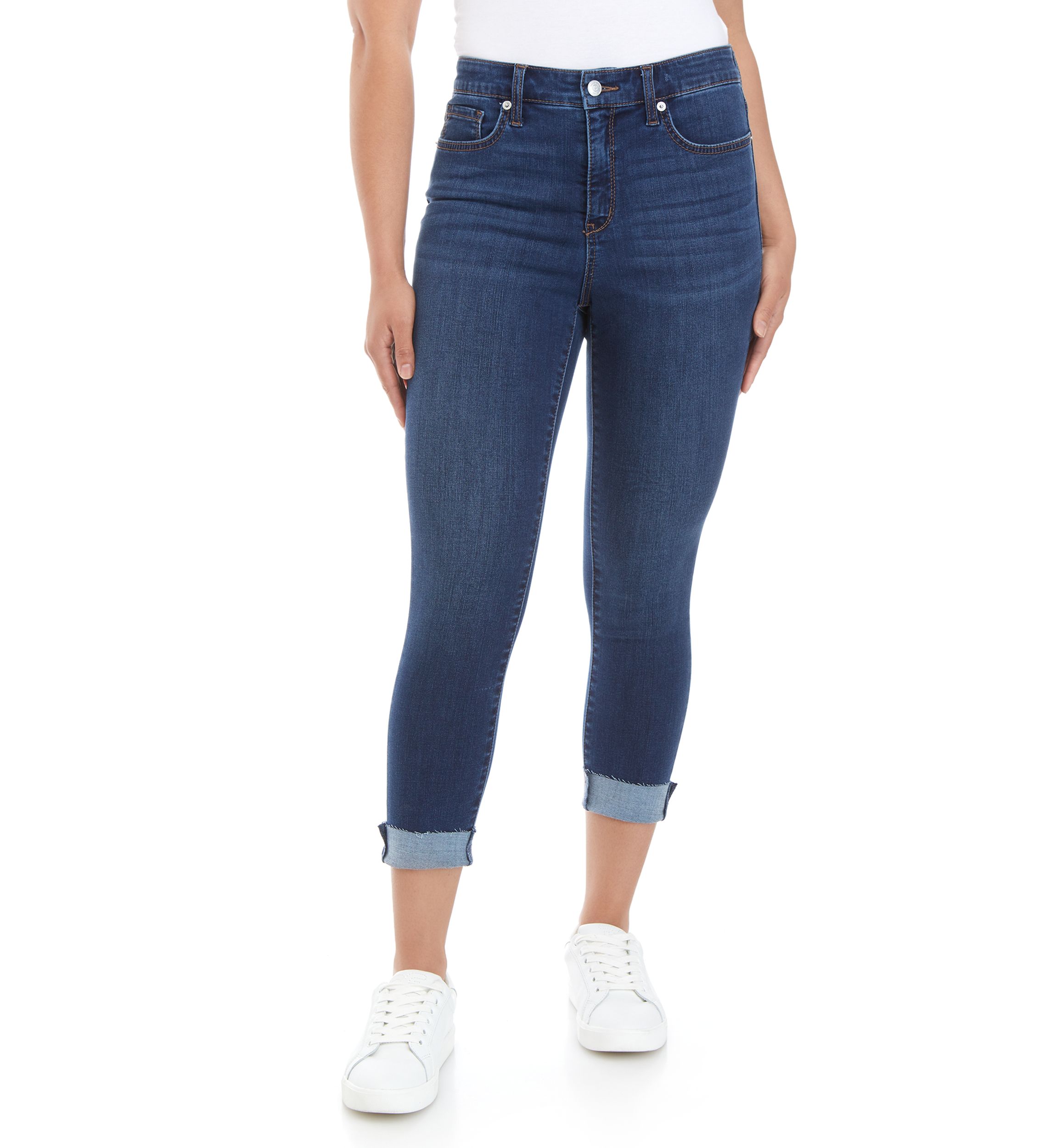 Petite High Rise Skinny Crop Jeans 