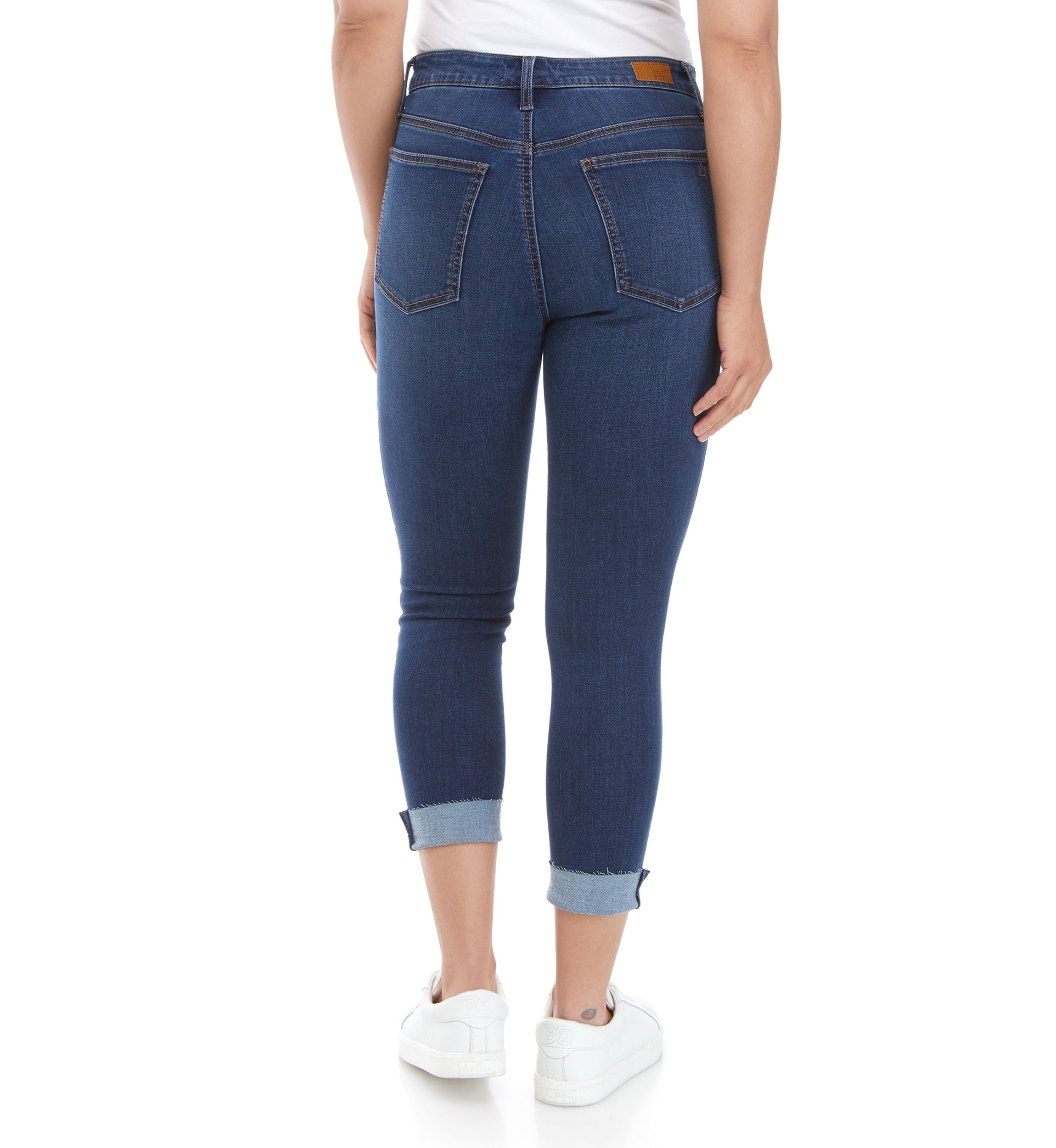 Petite High Rise Skinny Crop Jeans 
