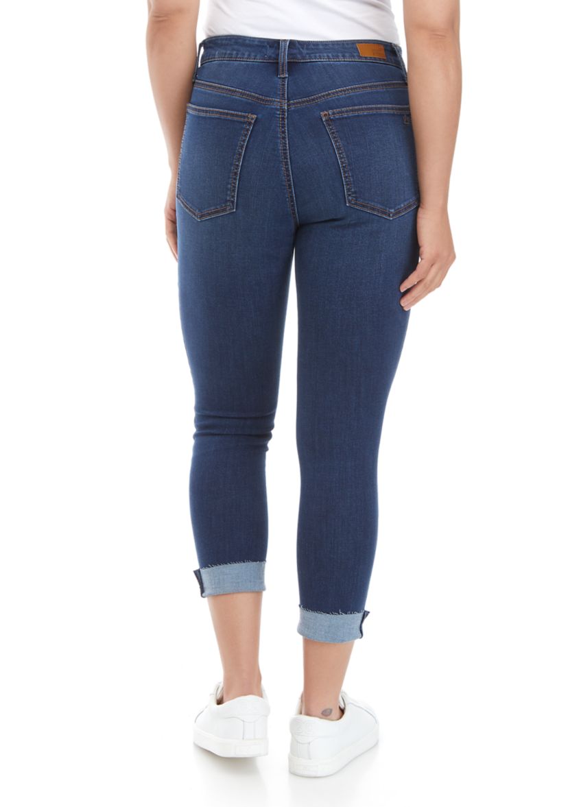 Petite High Rise Skinny Crop Jeans 