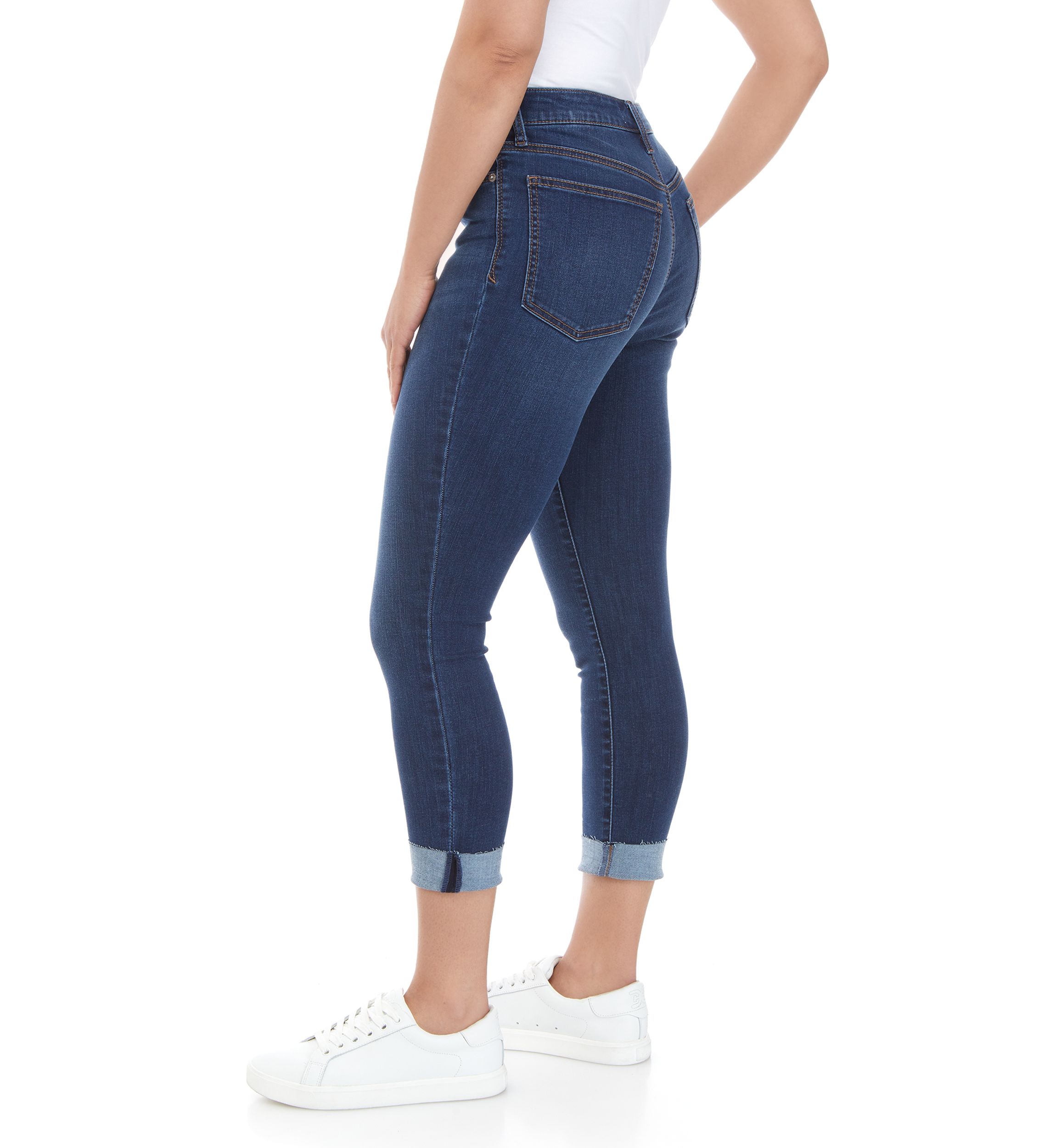 Petite High Rise Skinny Crop Jeans 