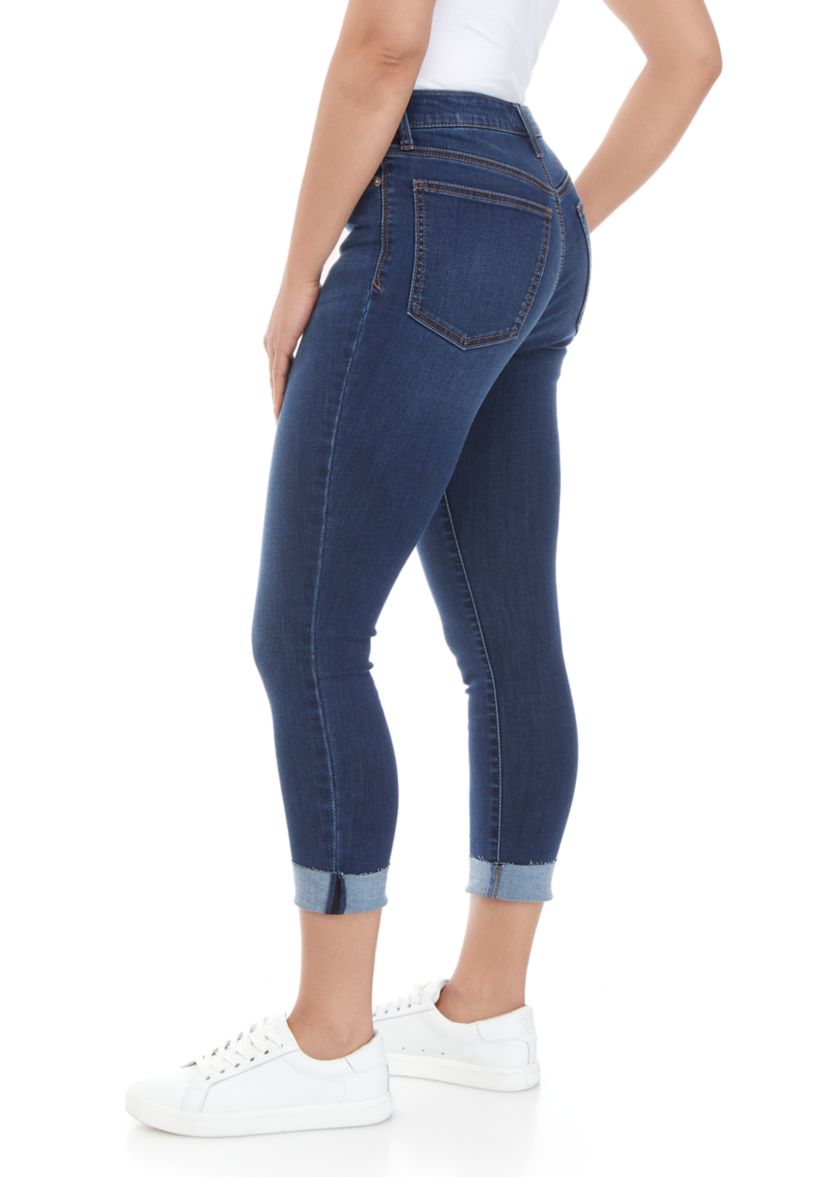 Petite High Rise Skinny Crop Jeans 