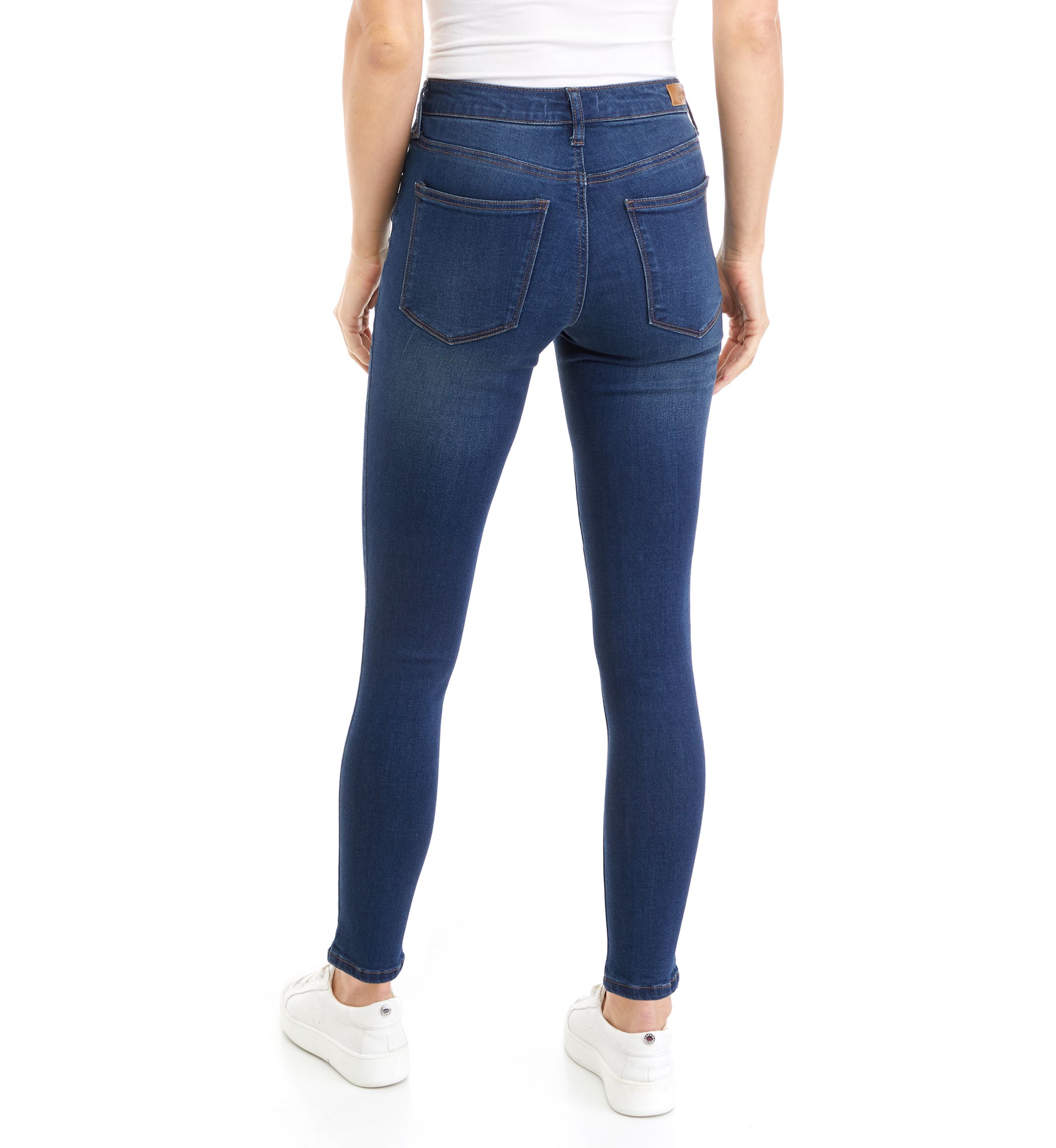 Petite Mid Rise Skinny Jeans