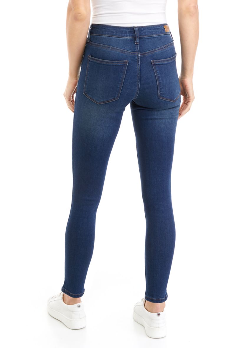 Petite Mid Rise Skinny Jeans