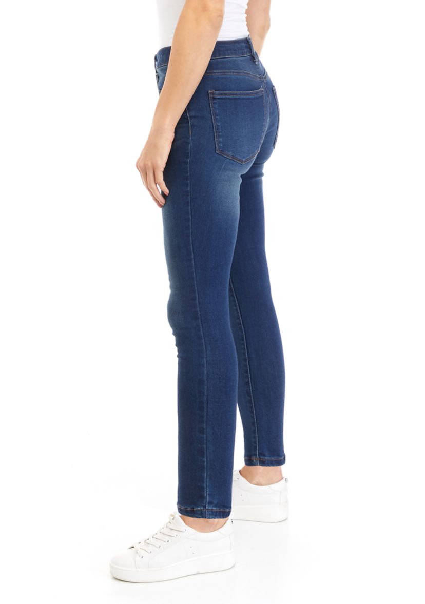 Petite Mid Rise Skinny Jeans