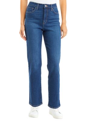 APT9 Women 12 Blue Denim Jeans Bootcut Bling Embellished Pockets Stretch
