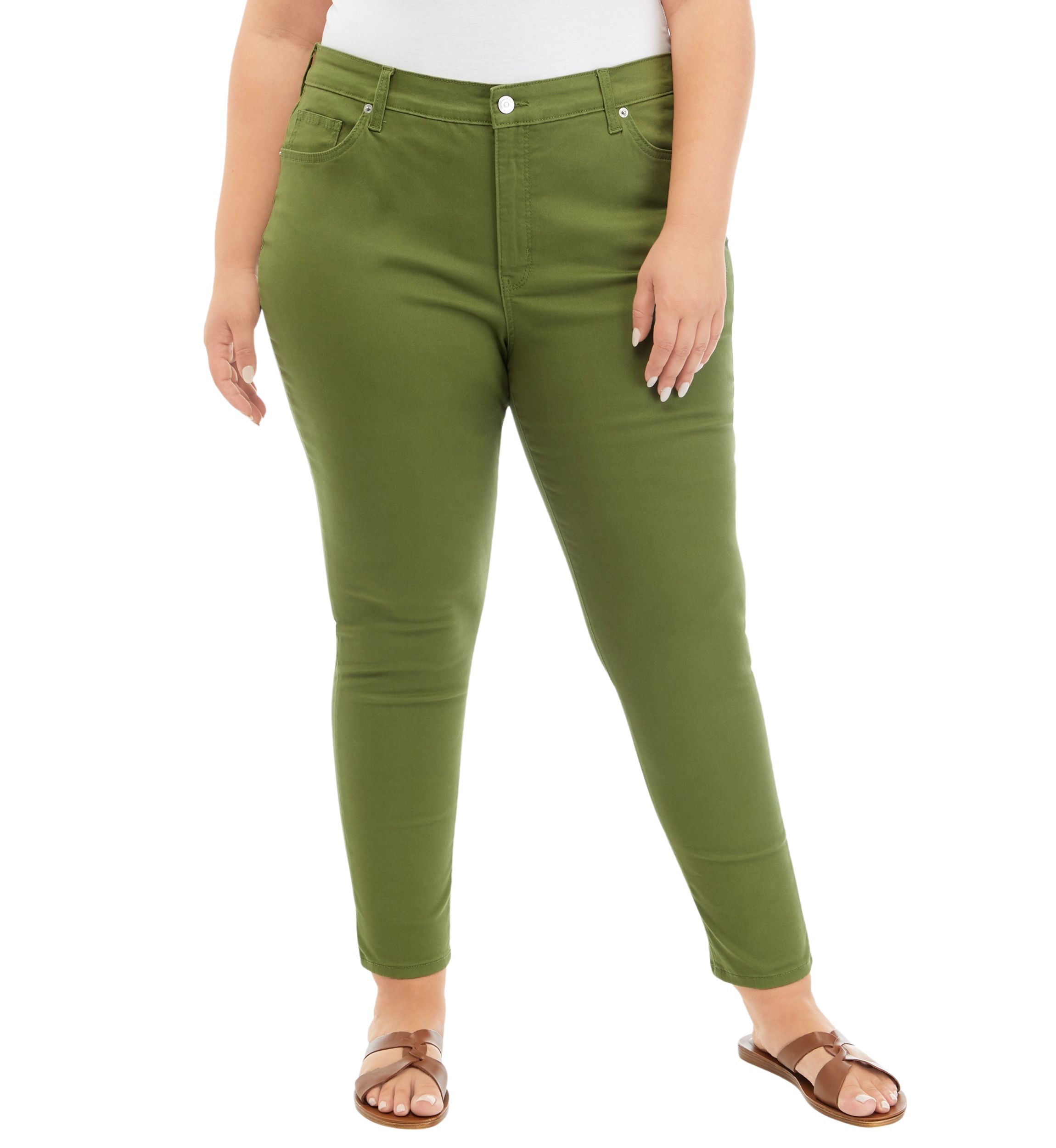 Plus Size High Rise Skinny Jeans