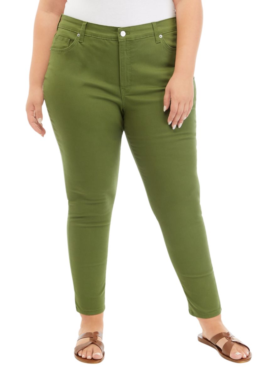 Plus Size High Rise Skinny Jeans