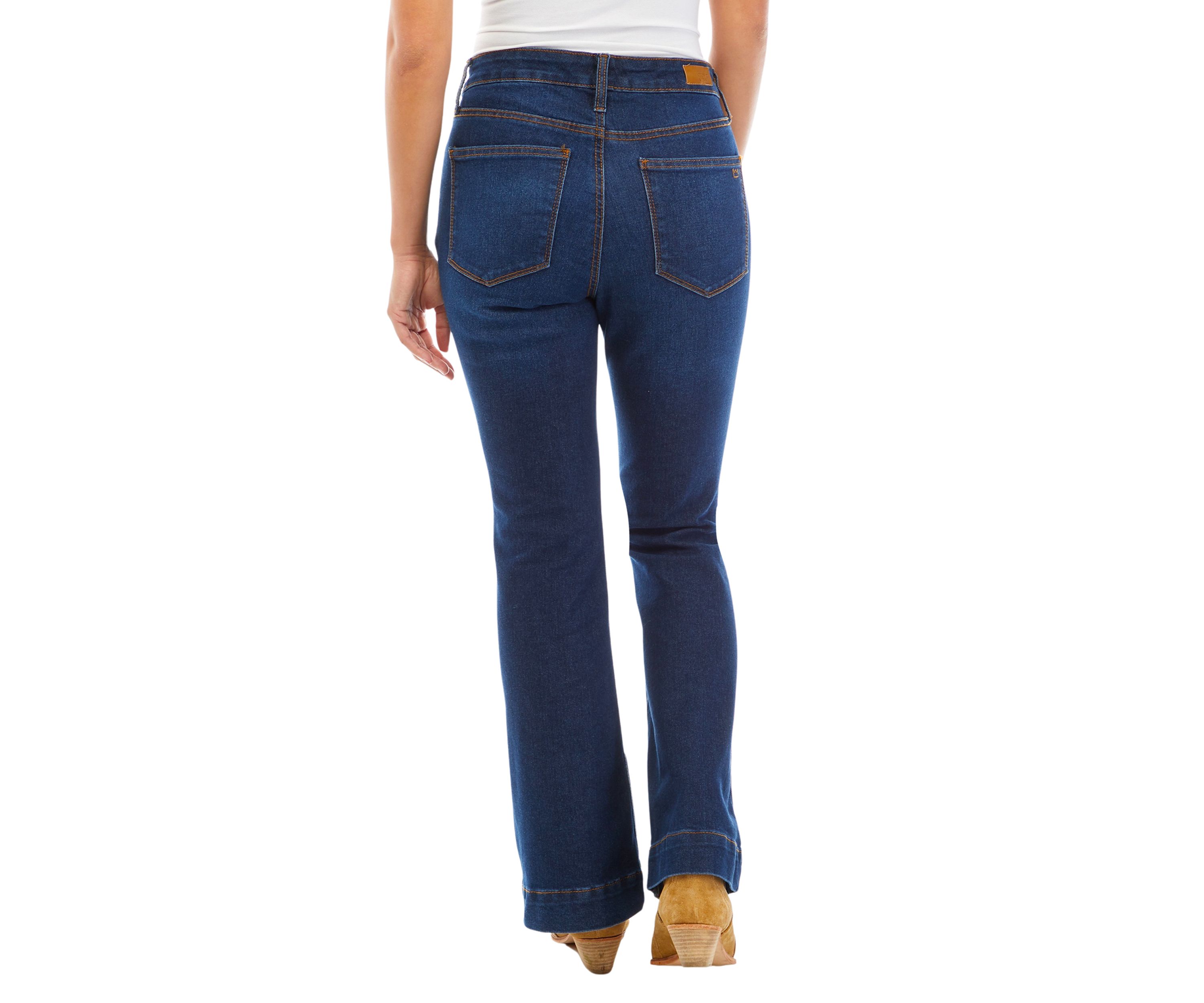 Petite High Rise Flare Jeans