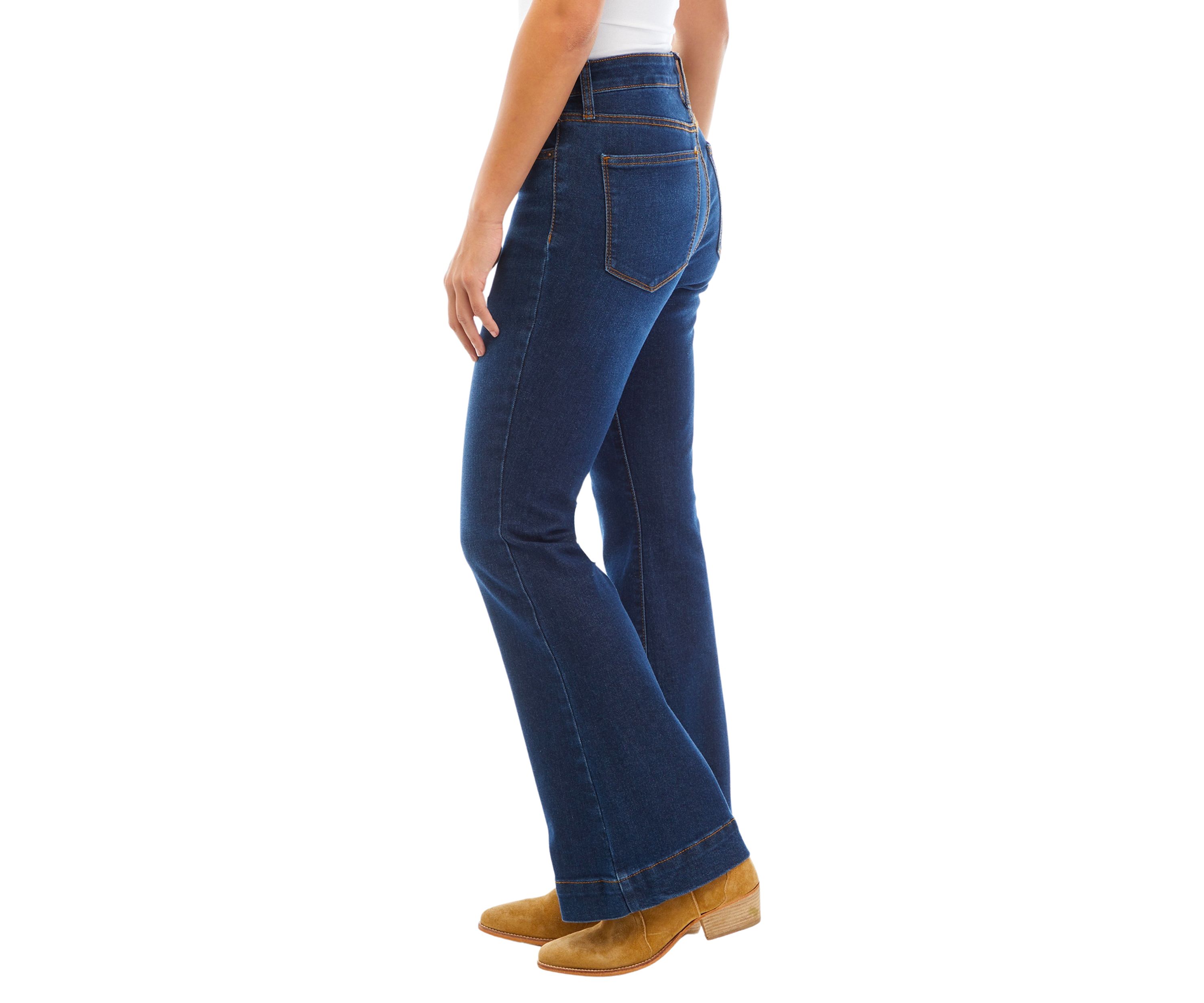 Petite High Rise Flare Jeans