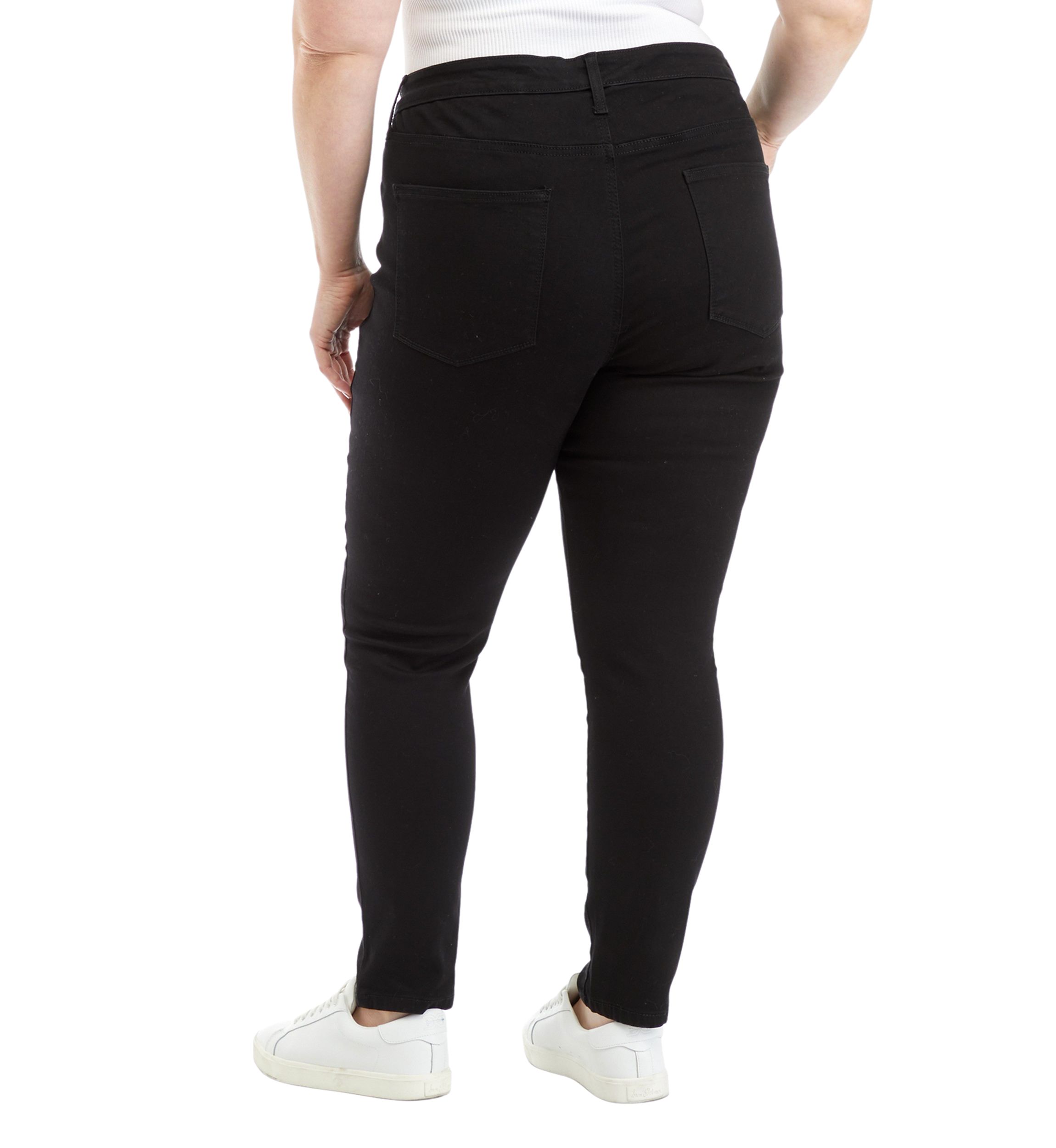 Plus Size Mid Rise Skinny Jeans 