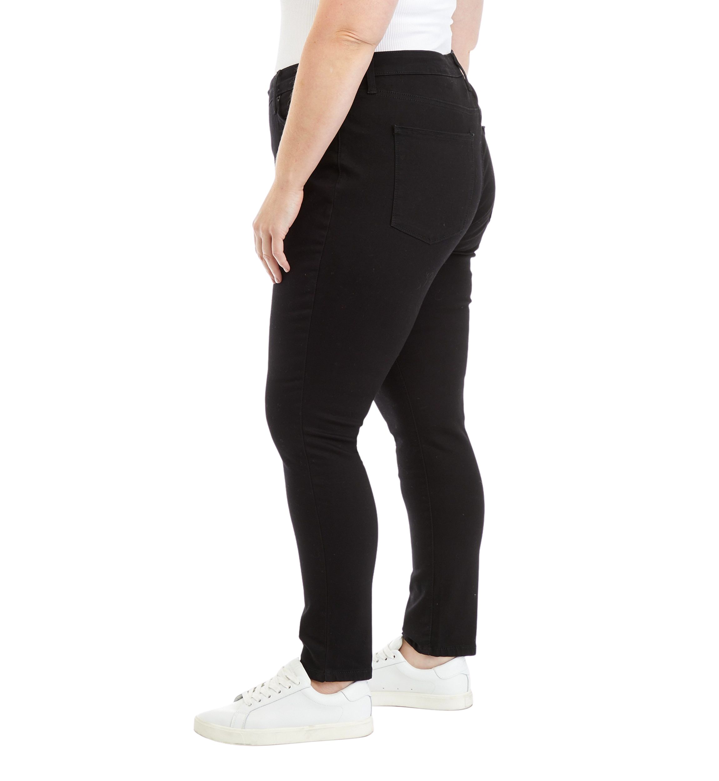 Plus Size Mid Rise Skinny Jeans 