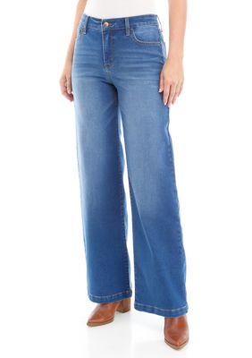 The Bristol Pull-On Medium to Dark Wash Flare Jeans by Jules & James –  Jules & James Boutique