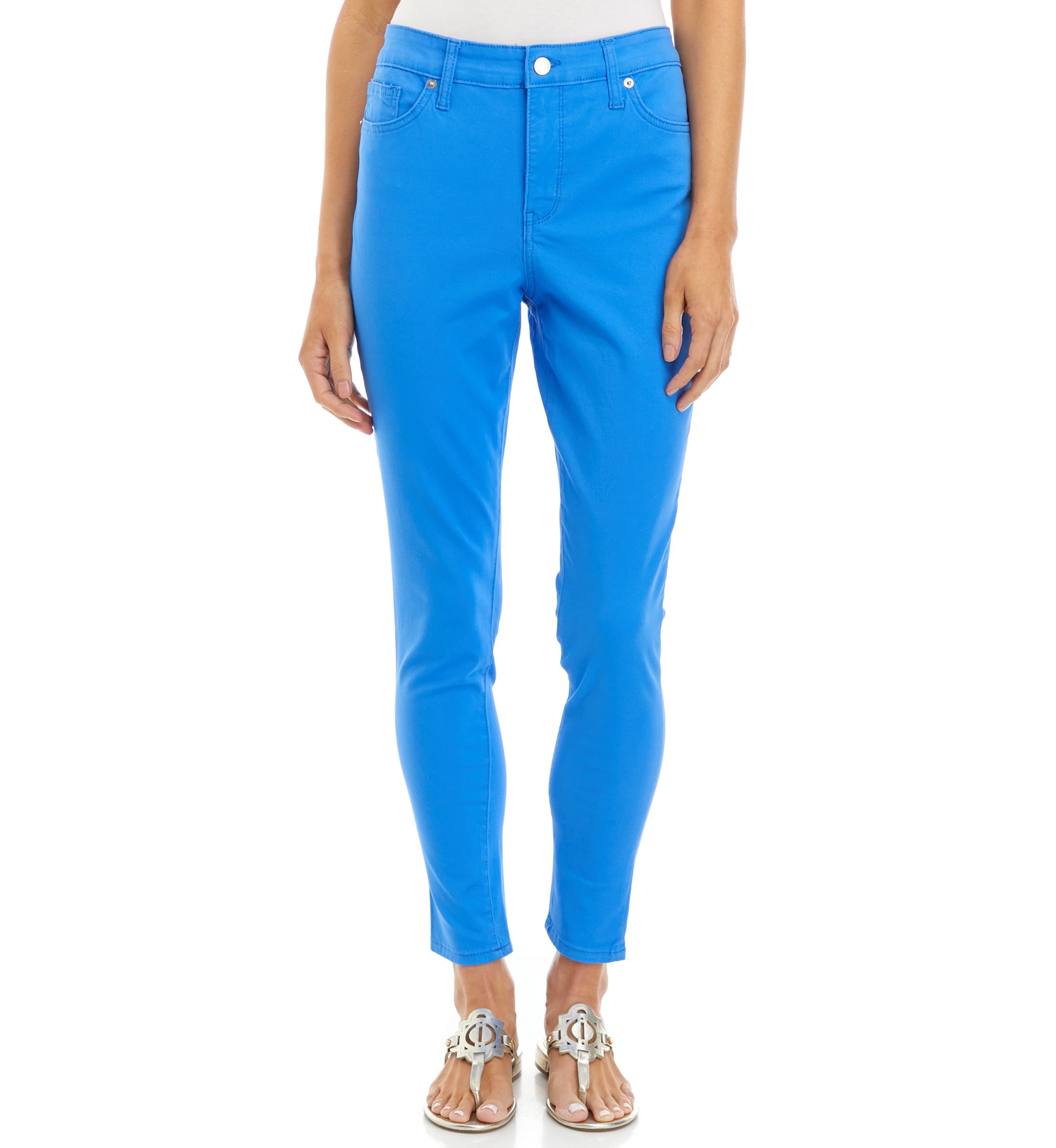 Womens High Rise Skinny Fashion Jeans