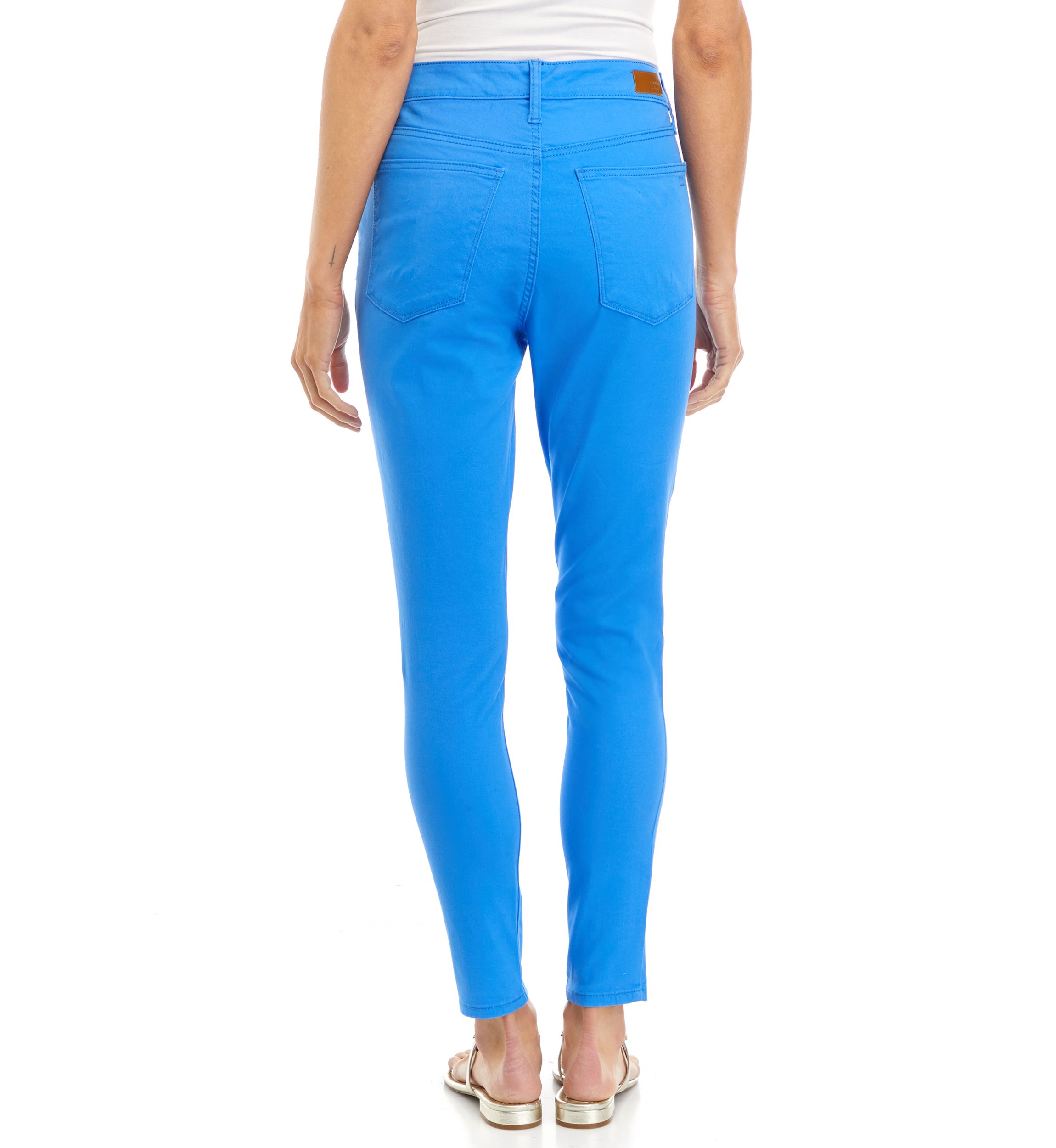 Womens High Rise Skinny Fashion Jeans