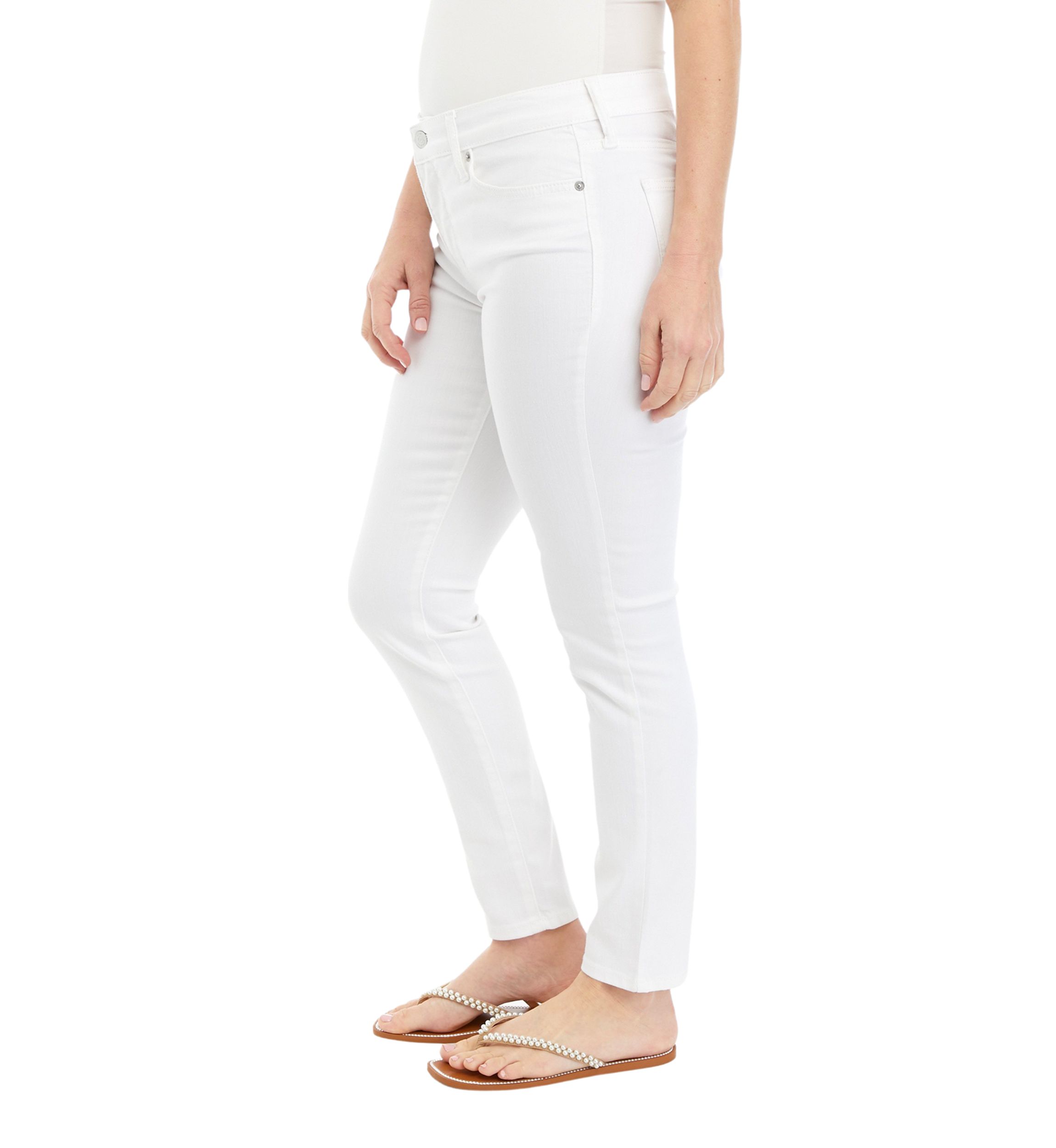 Womens Mid Rise Skinny Jeans