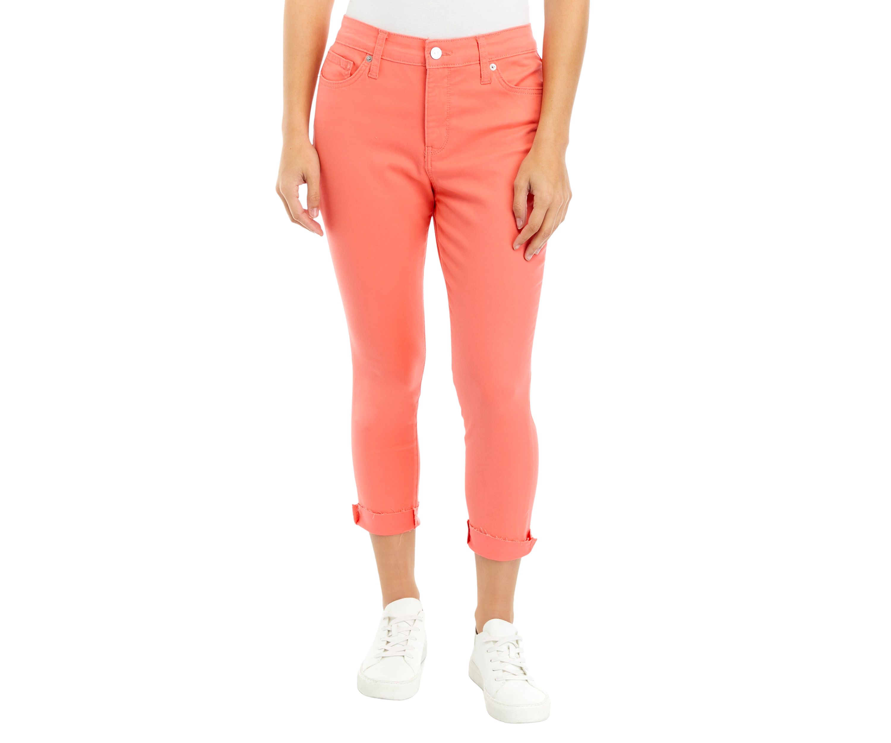 Petite Colored Twill Skinny Pants