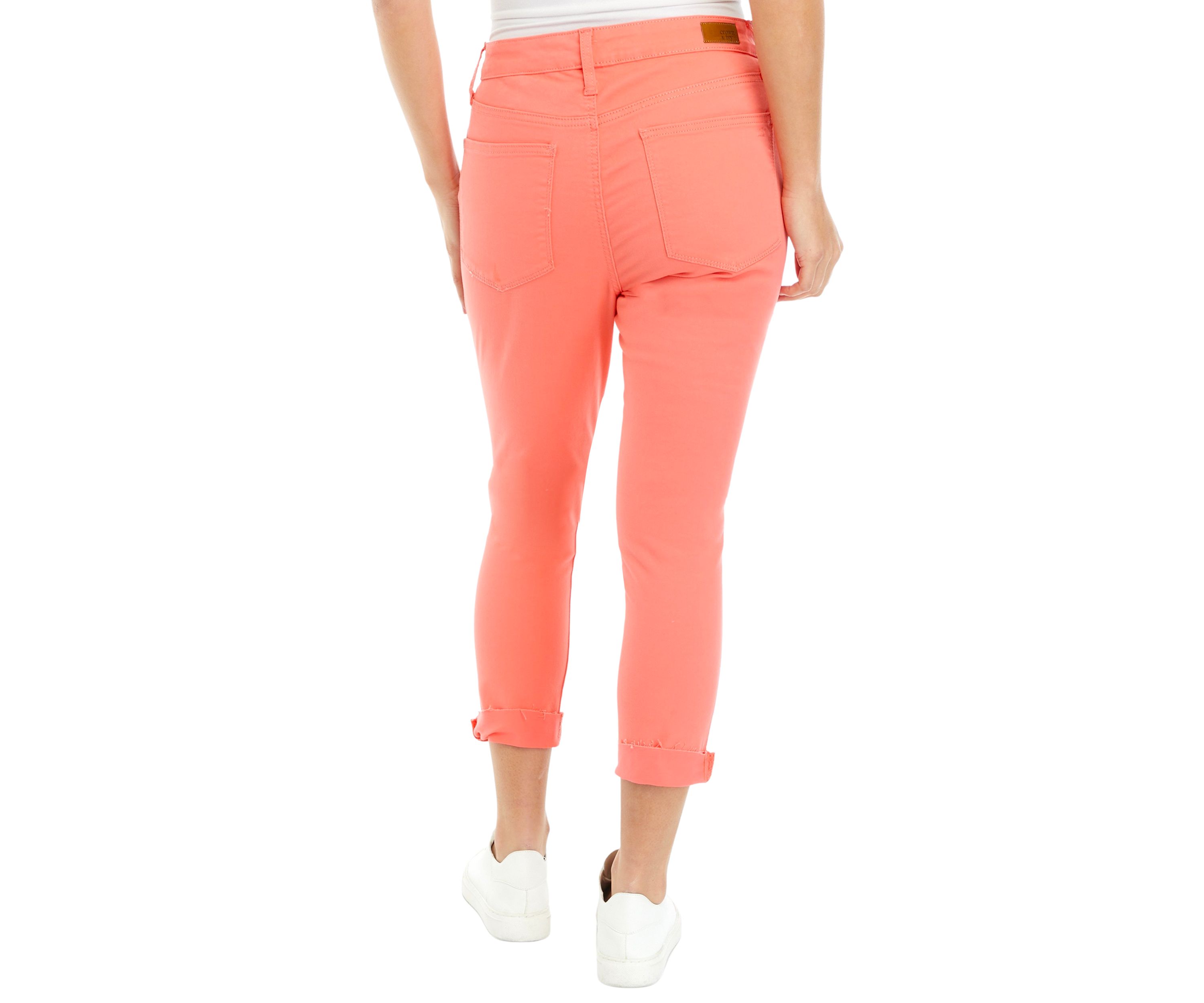 Petite Colored Twill Skinny Pants