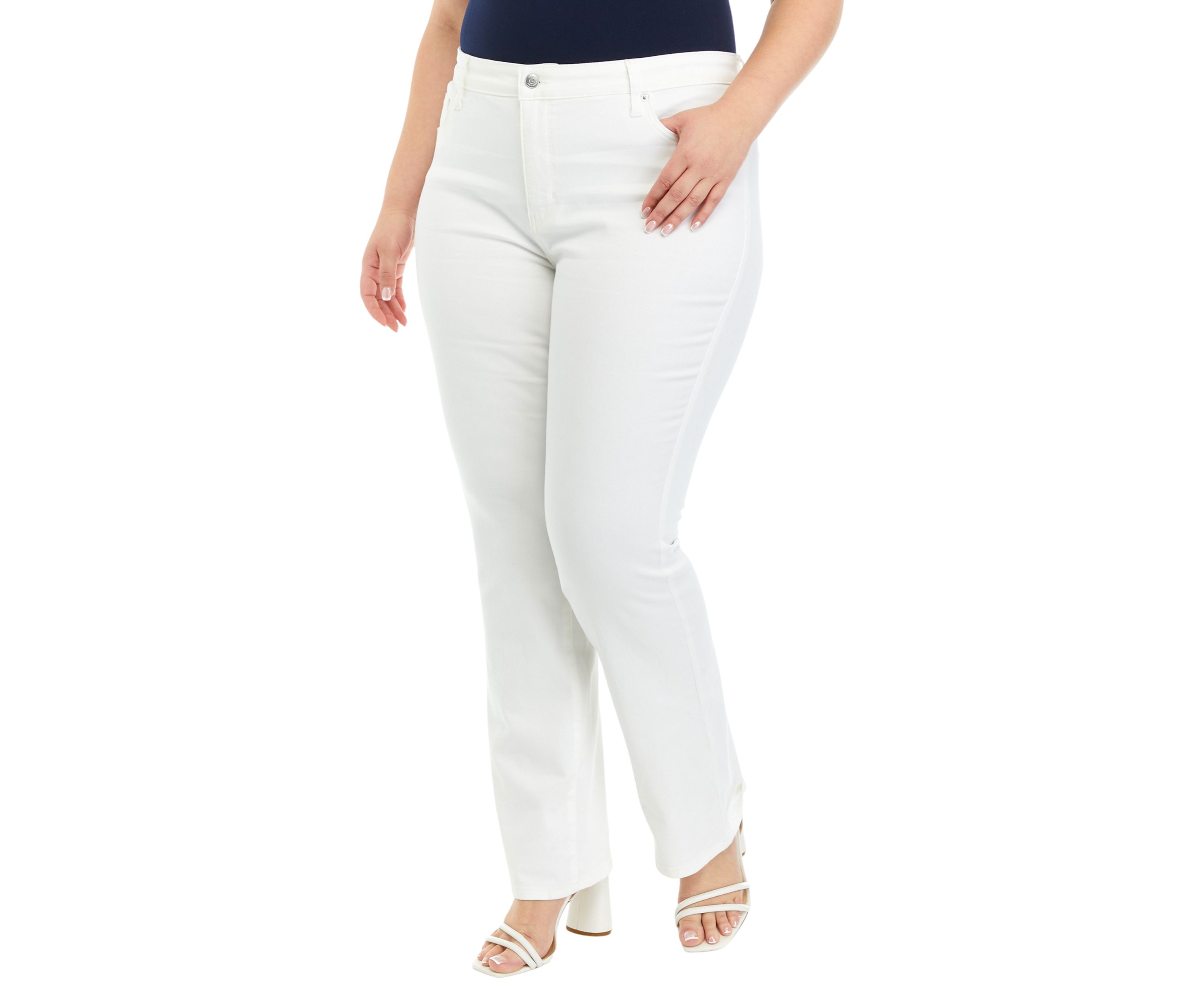 Plus Size High Rise Bootcut Pants