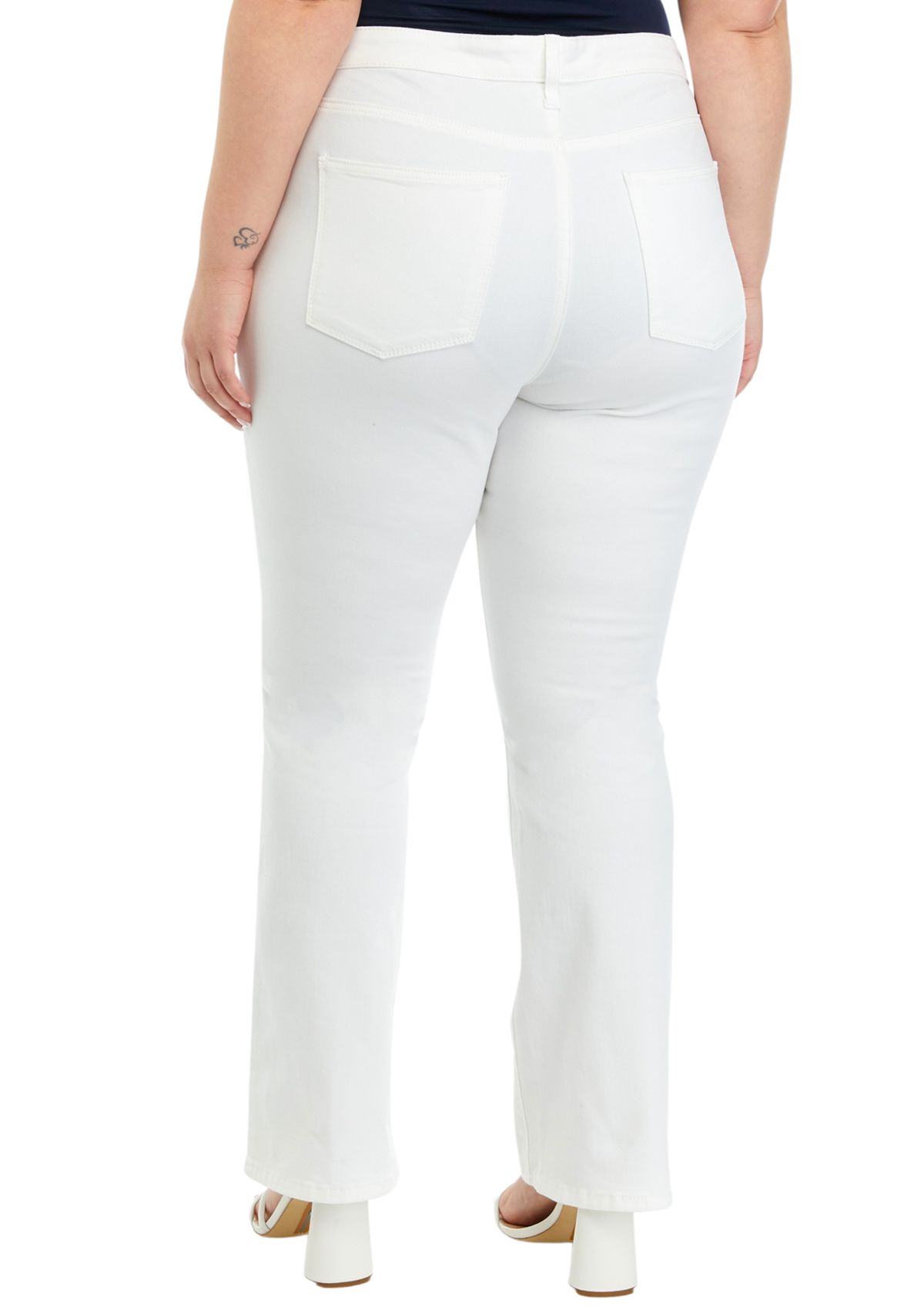 Plus Size High Rise Bootcut Pants