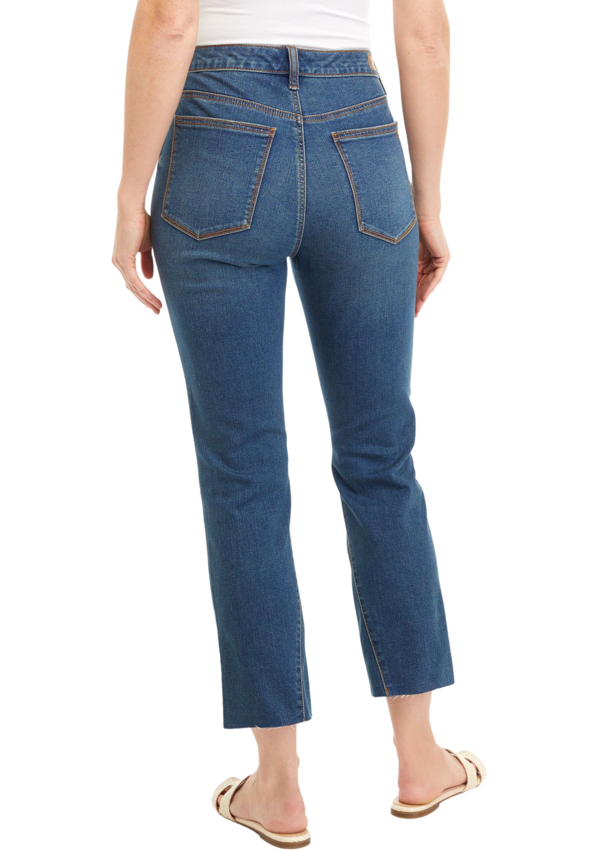 Womens Cropped Flare Jeans