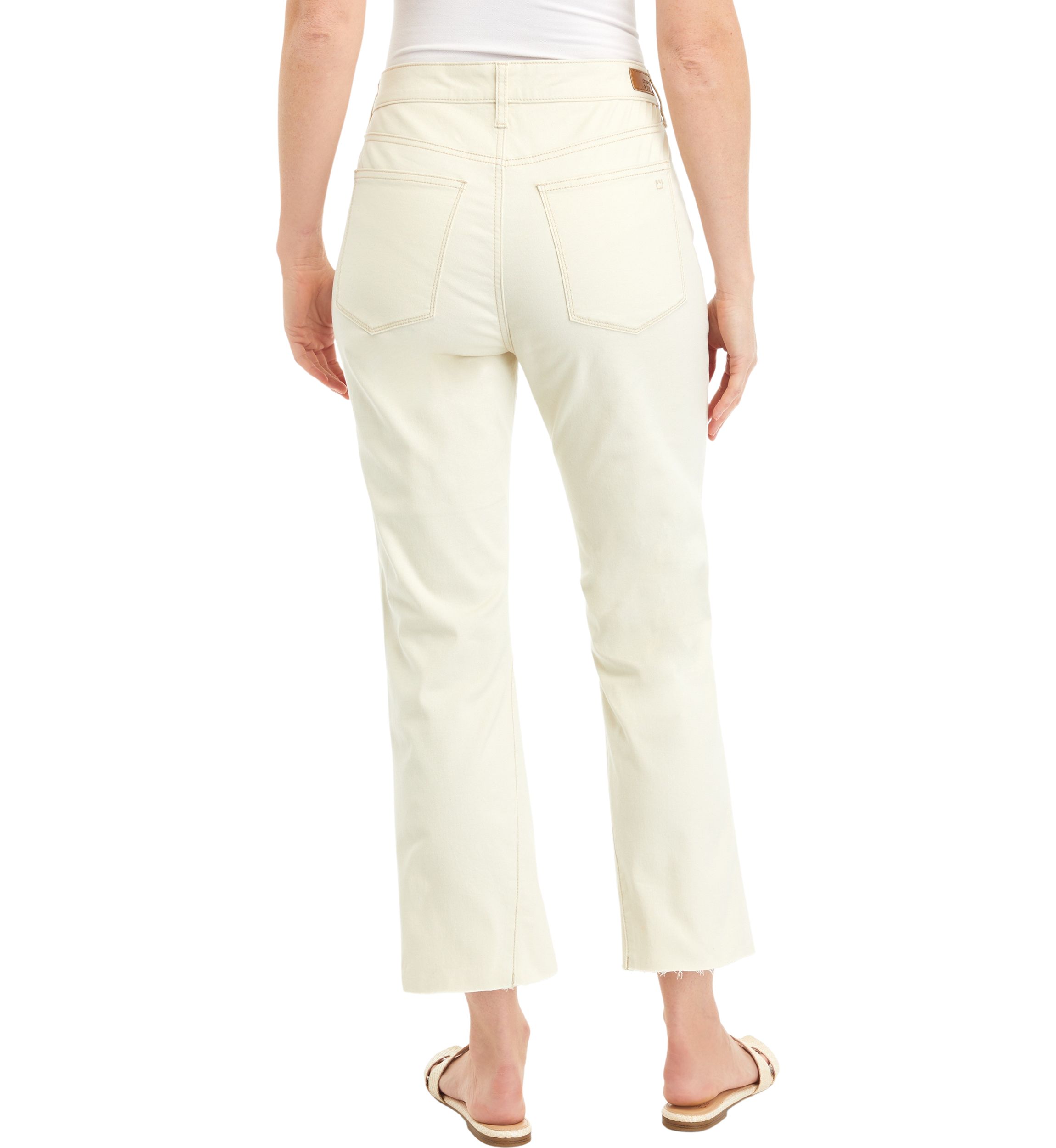 Womens Cropped Flare Jeans