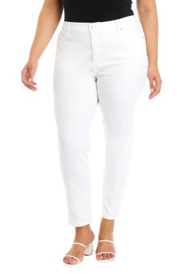 crown & ivy Plus Size Cary Khaki Pants Size 20W