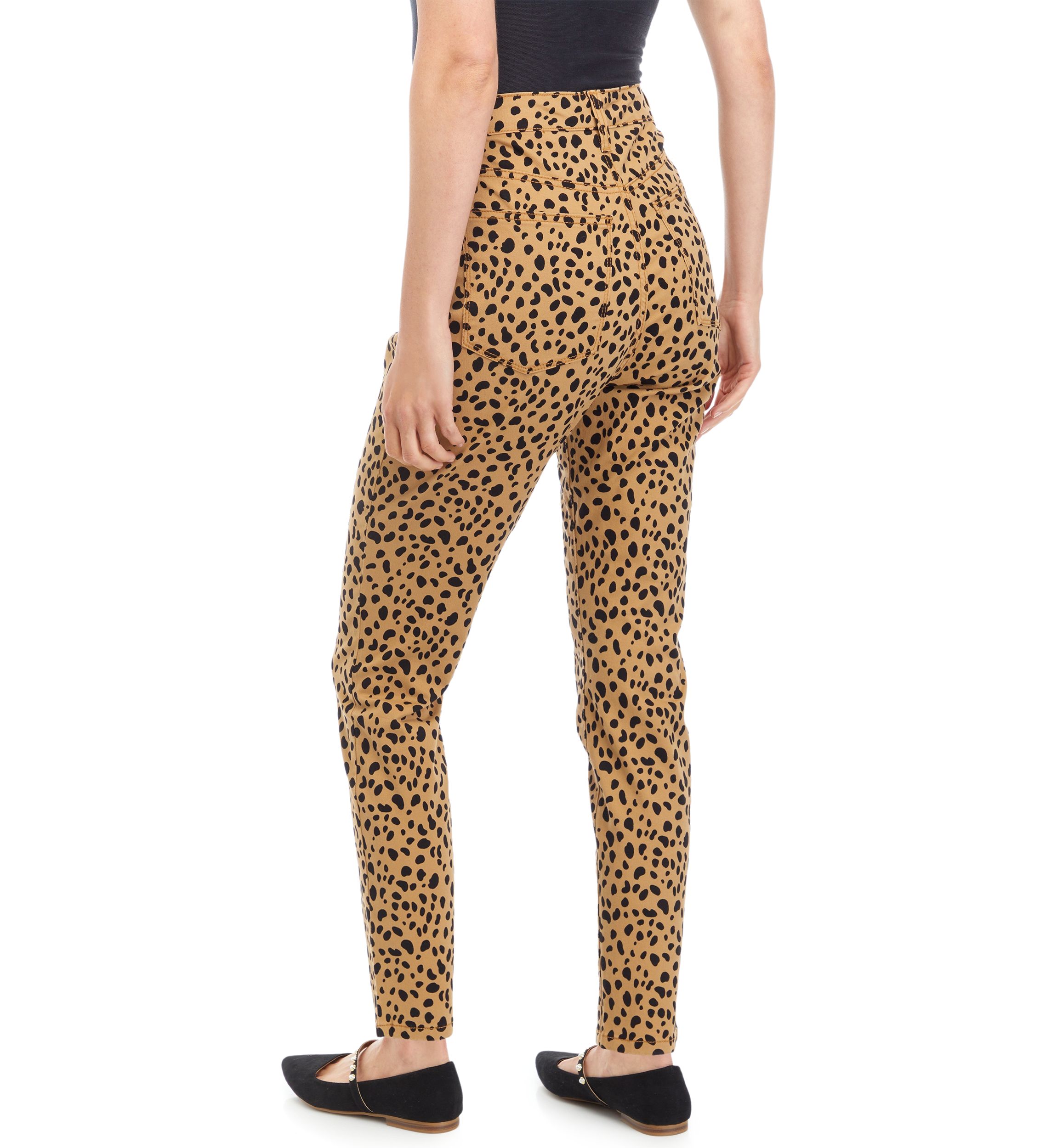Womens High Rise Skinny Color Jeans