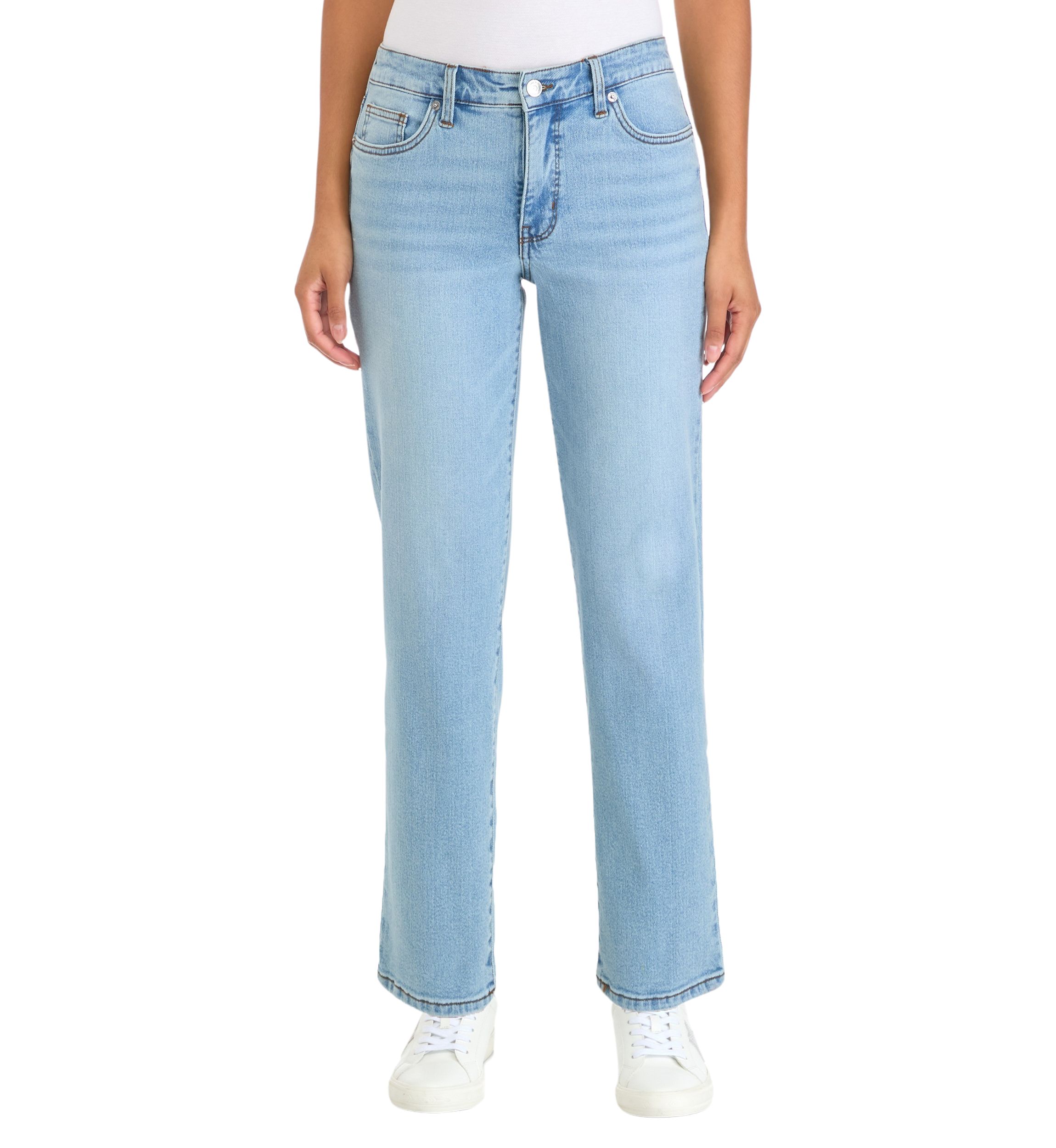 Womens Relaxed Straight Jeans