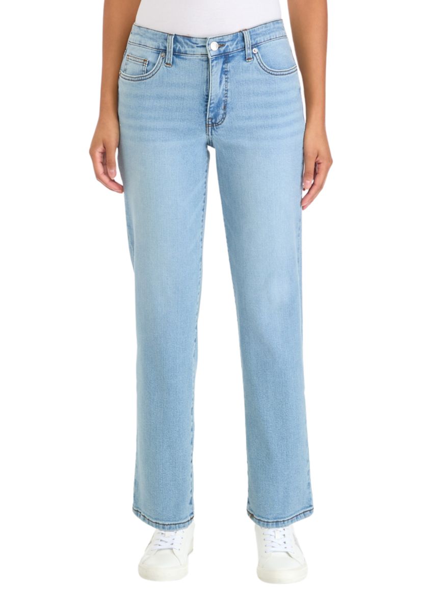 Womens Relaxed Straight Jeans
