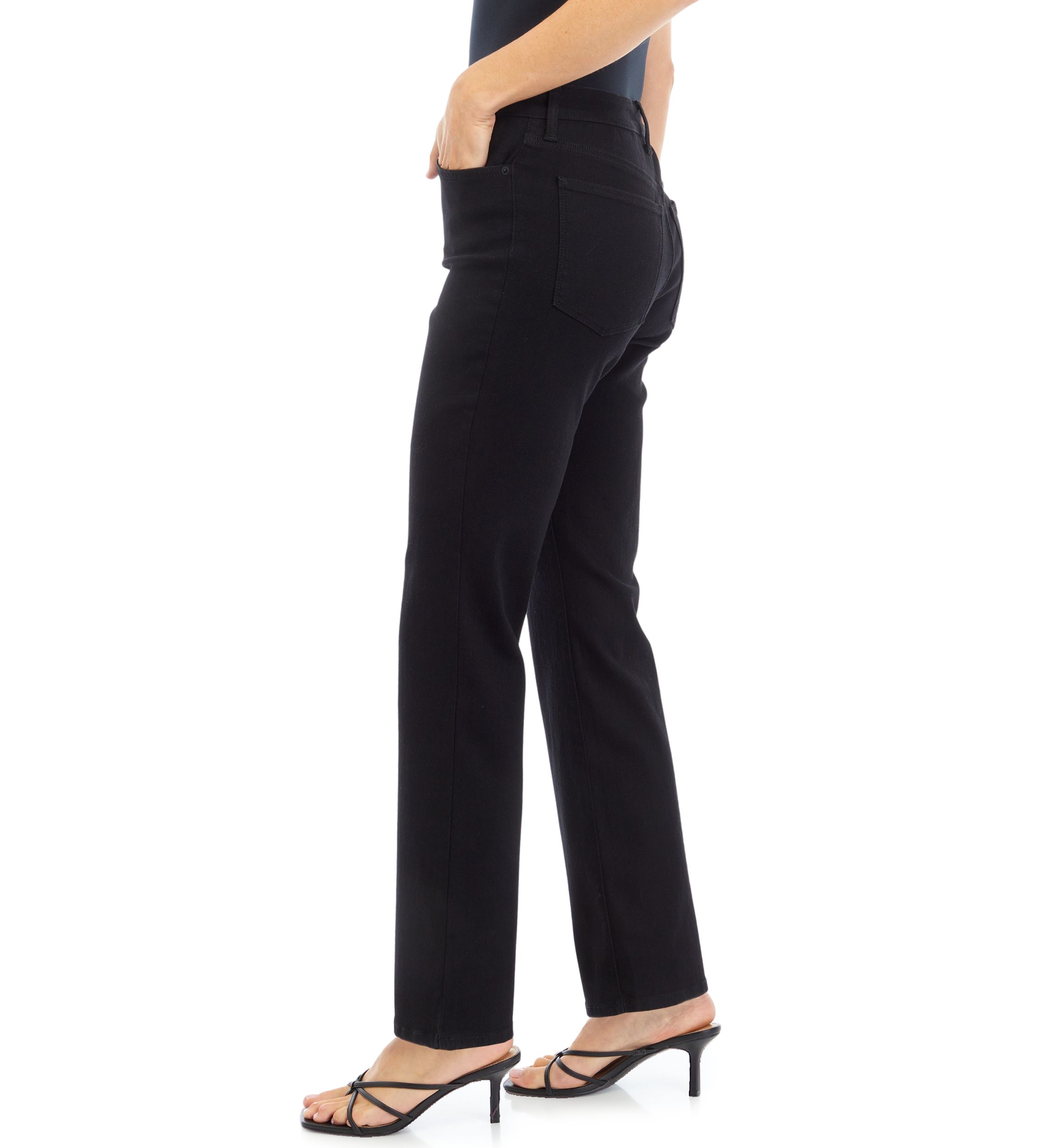 Womens High Rise Bootcut Jeans