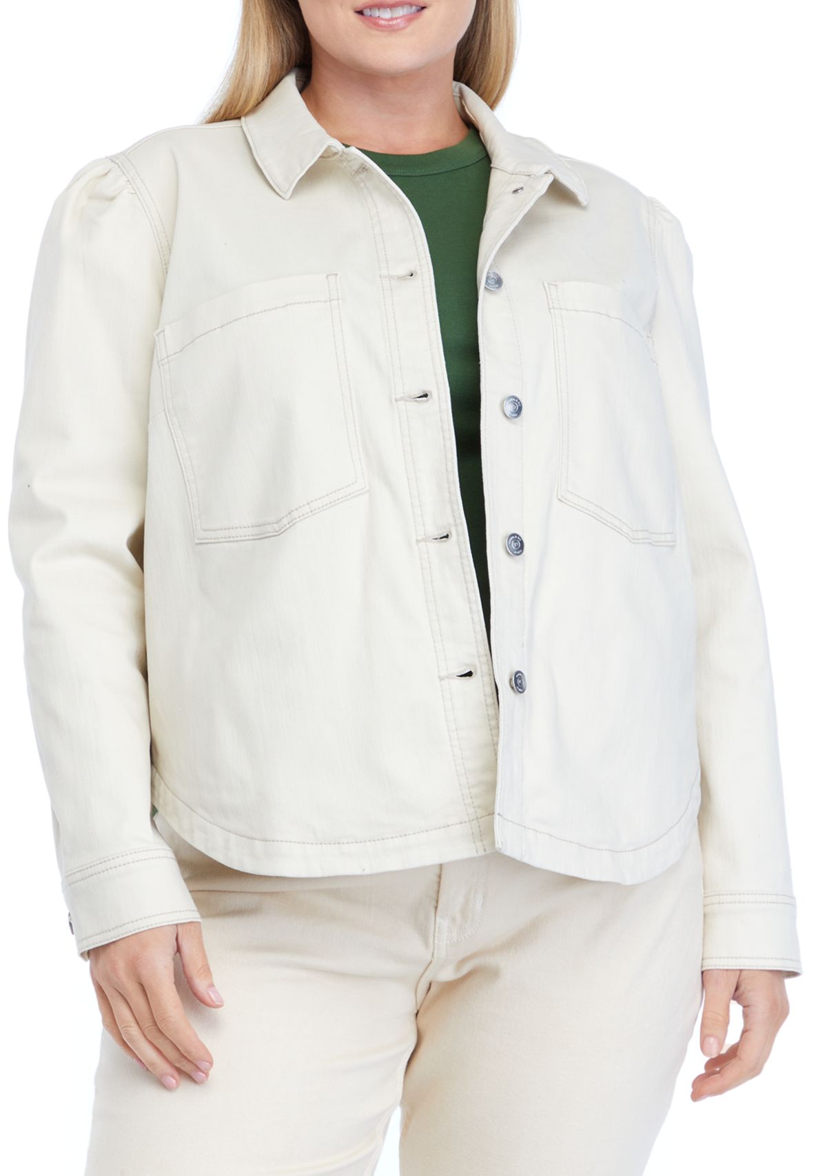 Plus Size Denim Jacket 