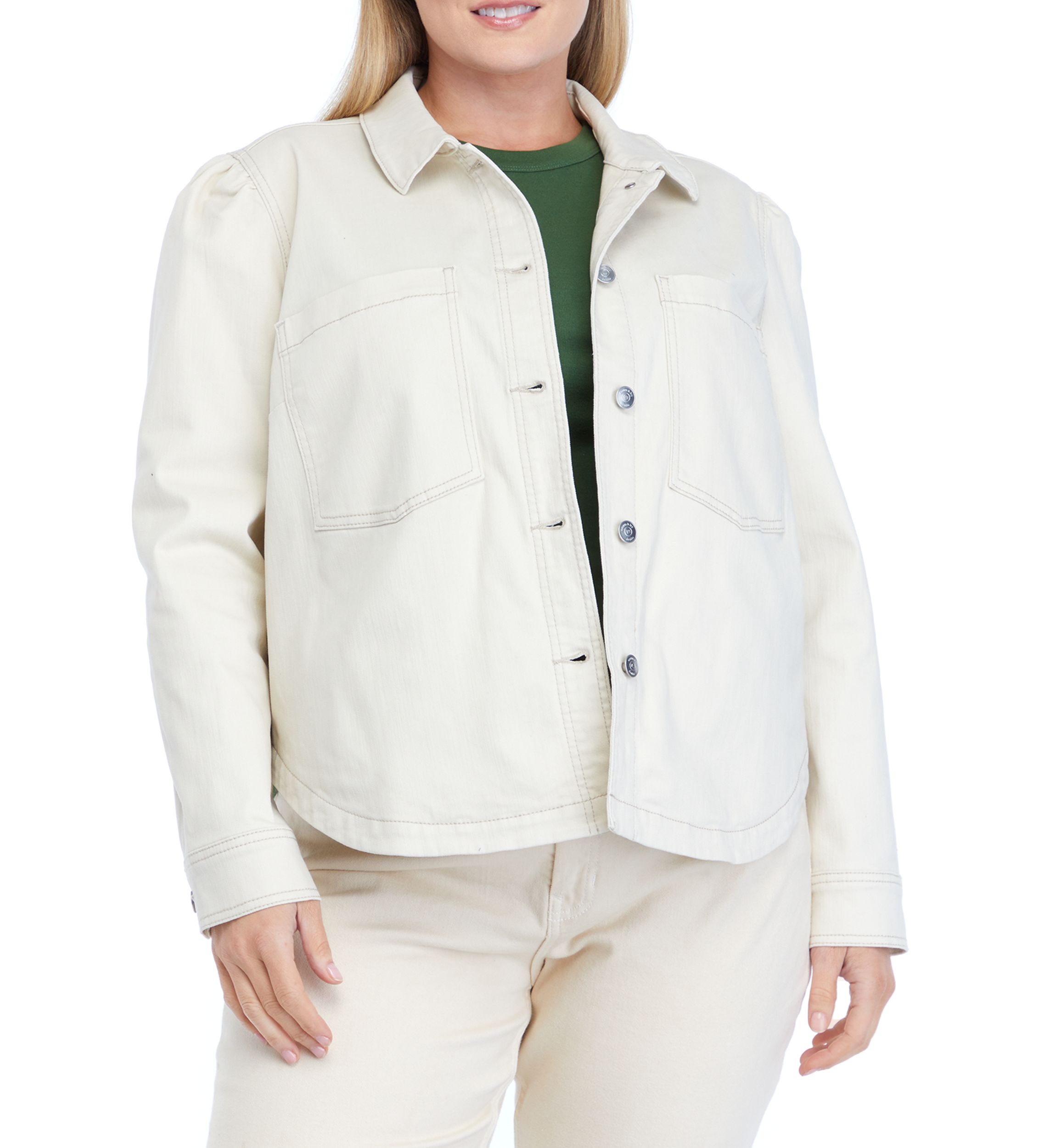 Plus Size Denim Jacket 