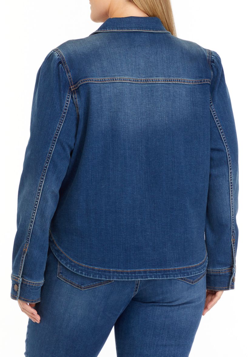 Plus Size Denim Jacket 